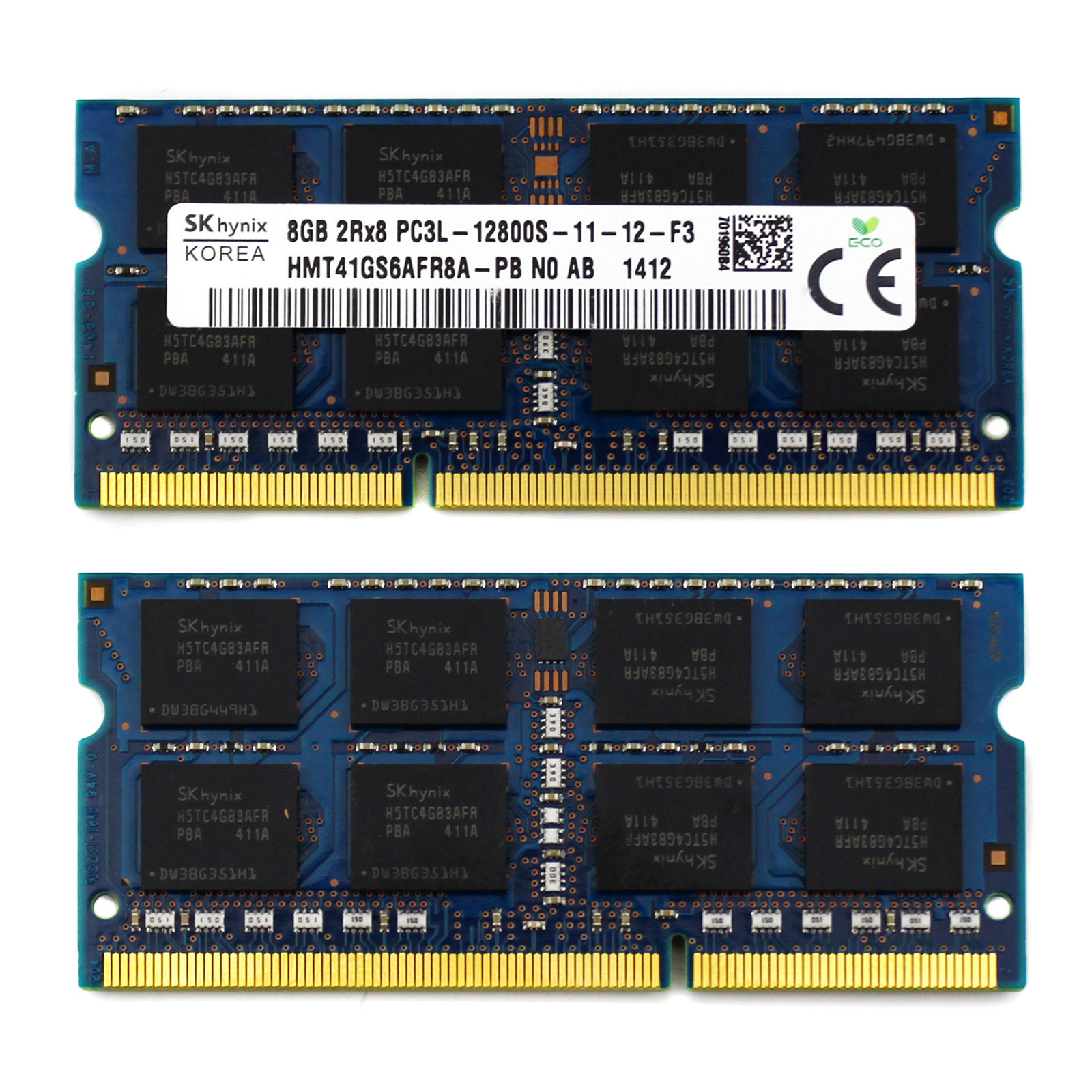 Memorie Ram Hynix DDR3L 8GB PC3L 12800S 1600 Mhz HMT41GS6AFR8A-PB