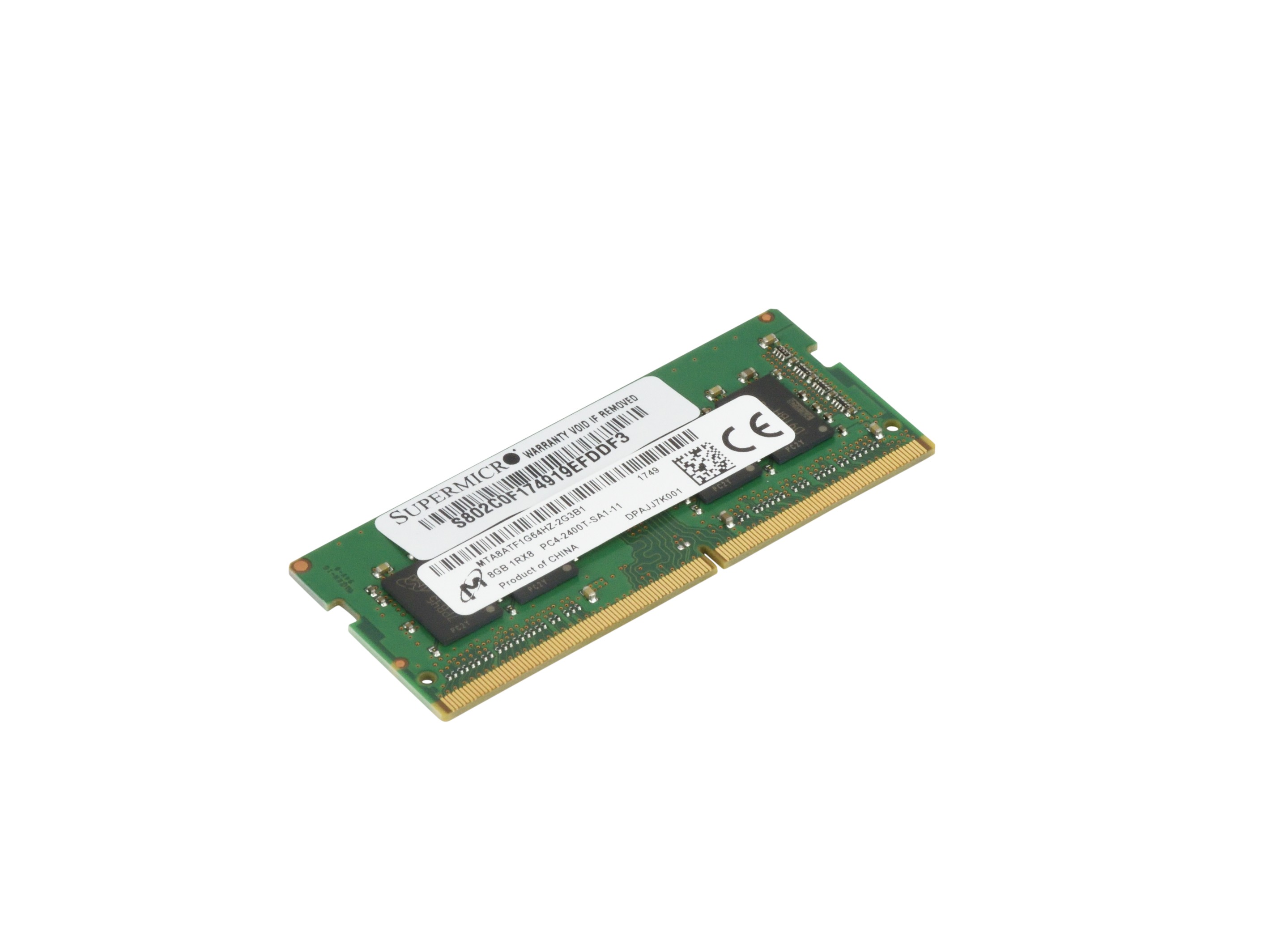 Memorie Ram Micron DDR4, 8GB, 2400 MHz, 1.2V, MTA8ATF1G64HZ-2G3B1