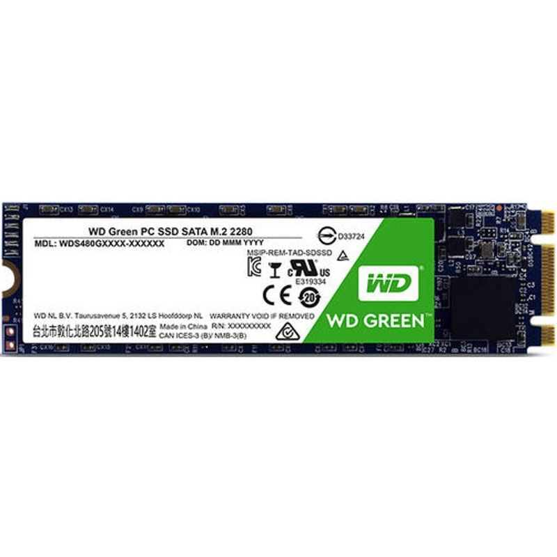 Solid-state drive (SSD) WD, 240GB, Green, SATA3, M.2 2280