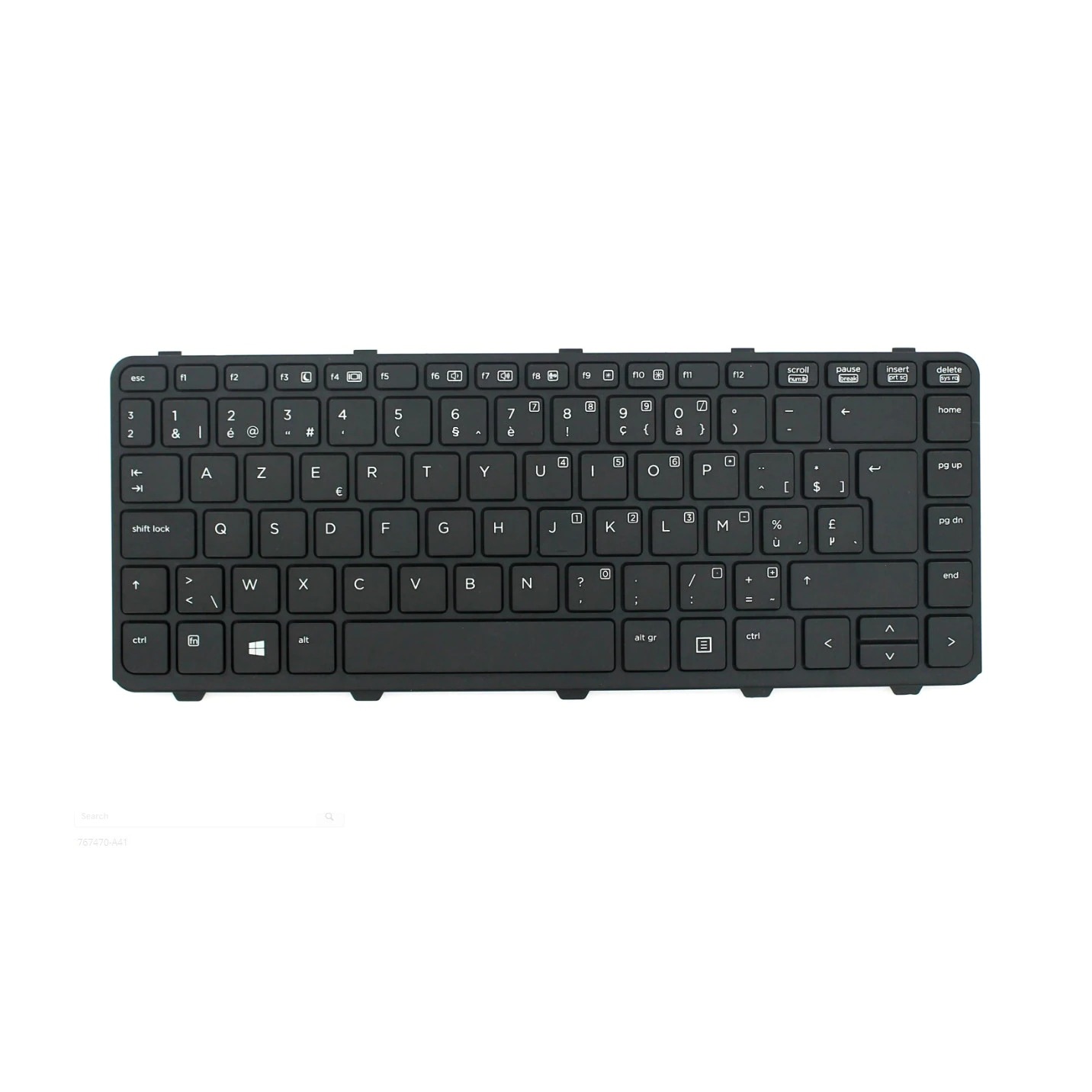 Tastatura Laptop, HP, ProBook 430 G2, 738687-051, neagra, layout FR (franceza)