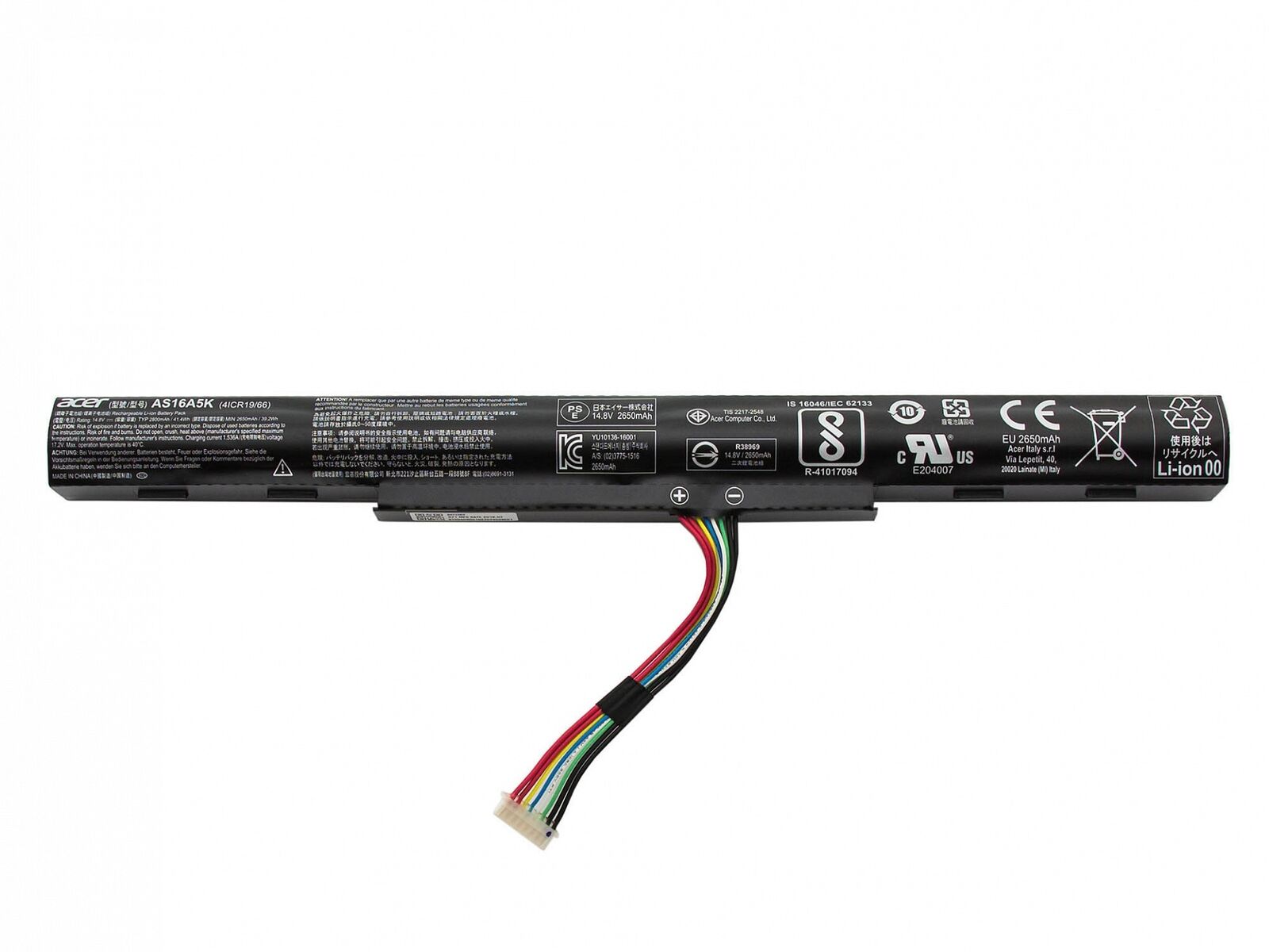 Baterie Laptop, Acer, Aspire E15 AS16A5K, AS16A7K, AS16A8K, E5-575TG, F5-573G, 14.8V, 2800mAh, 41.4Wh