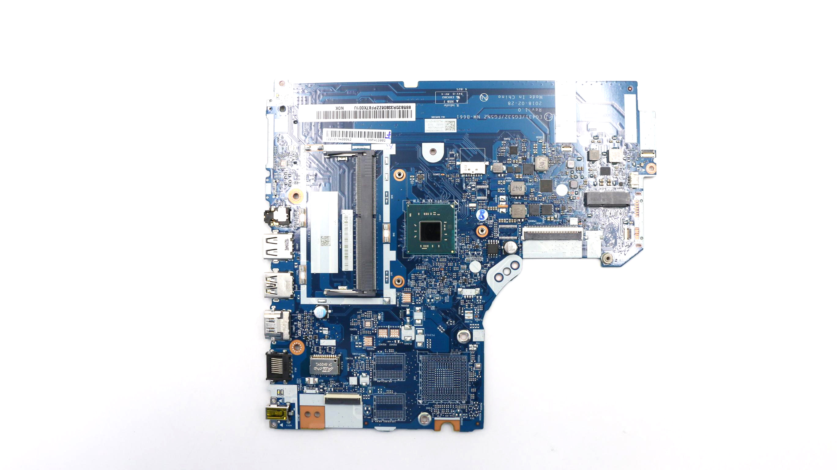 Placa de baza Laptop, Lenovo, IdeaPad 330-15IGM, Intel N4000, 4GB RAM, 5B20R33806, EG431 EG532 FG5N2, NM-B661 Rev: 1.0