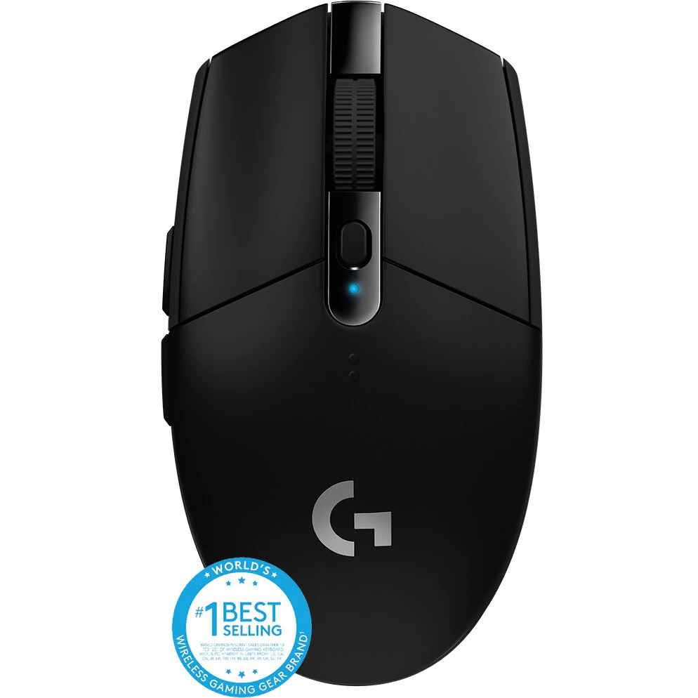 Mouse gaming wireless Logitech G305 LightSpeed Hero 12K DPI, Negru