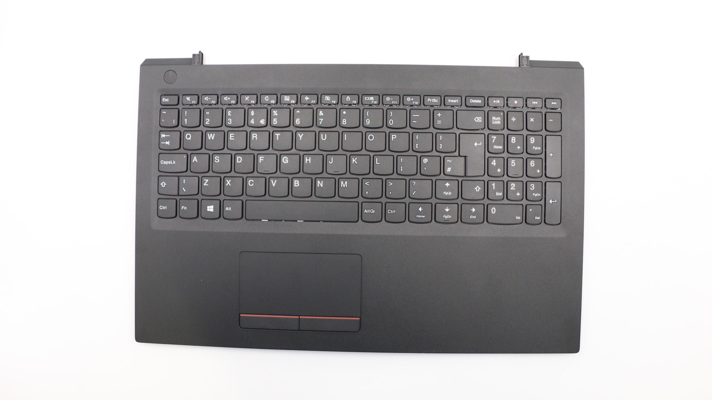 Carcasa superioara cu tastatura palmrest Laptop, Lenovo, IdeaPad V110-15IKB Type 80TH, 5CB0L78358, 460.08B03.0008, neagra, layout US