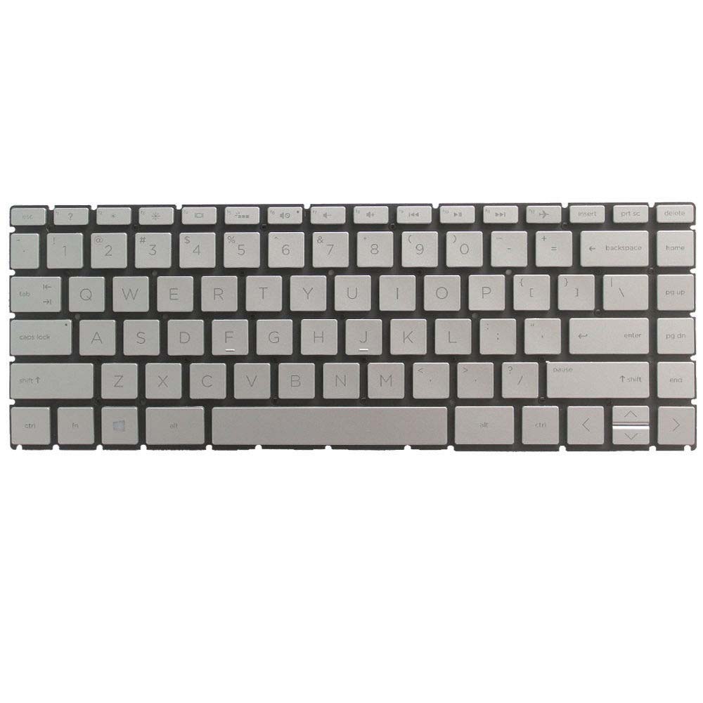 Tastatura Laptop, HP, 14S-FR, 14S-FY, iluminata, argintie, layout US