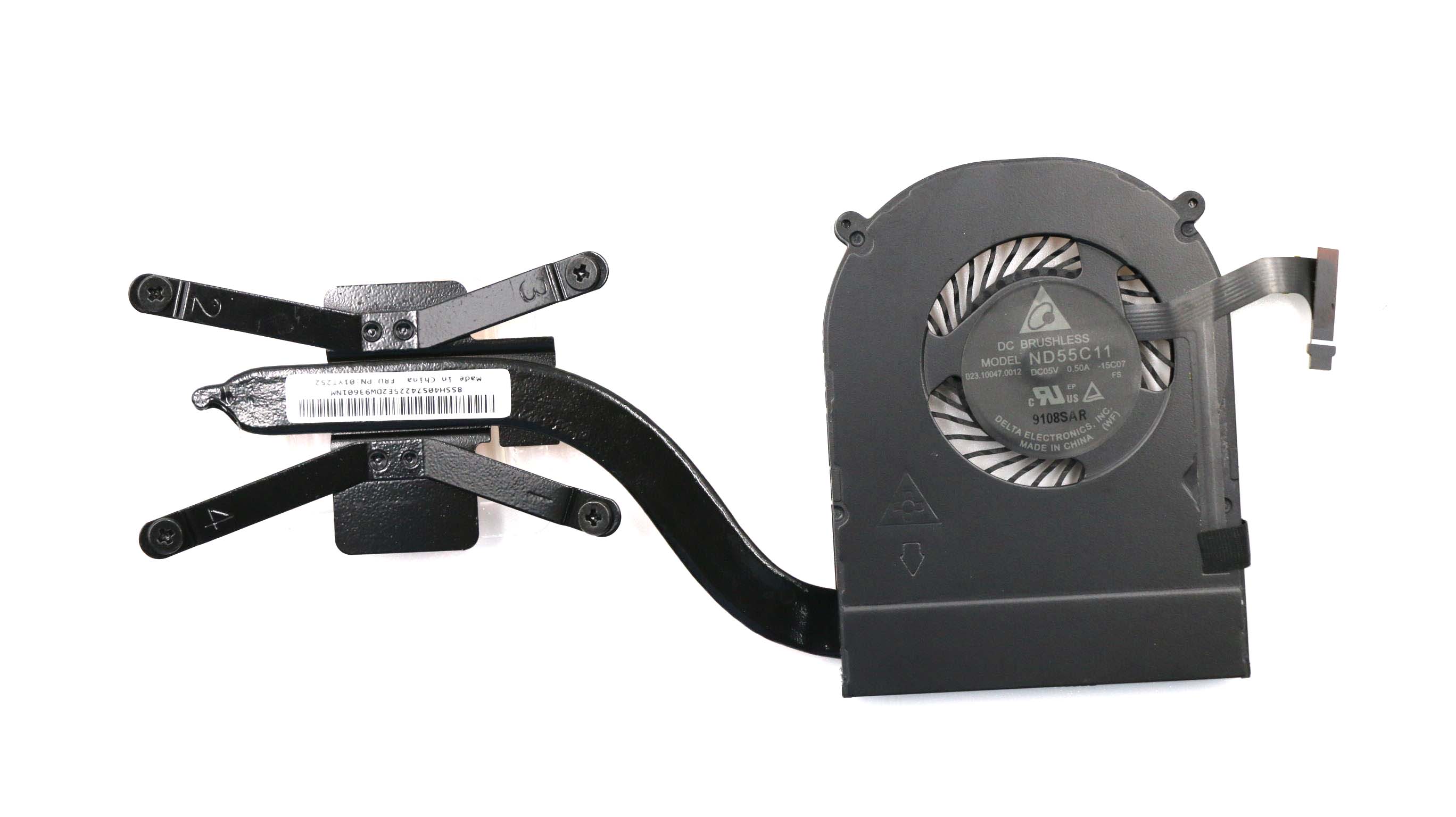 Cooler Laptop, Lenovo, ThinkPad X1 Yoga 2nd Gen Type 20JD, 20JE, 20JF, 20JG, 01AX830, 01AX999, ND55C33, 01AW976, 00JT800, BAZB0505R5H, 023.10084.0011