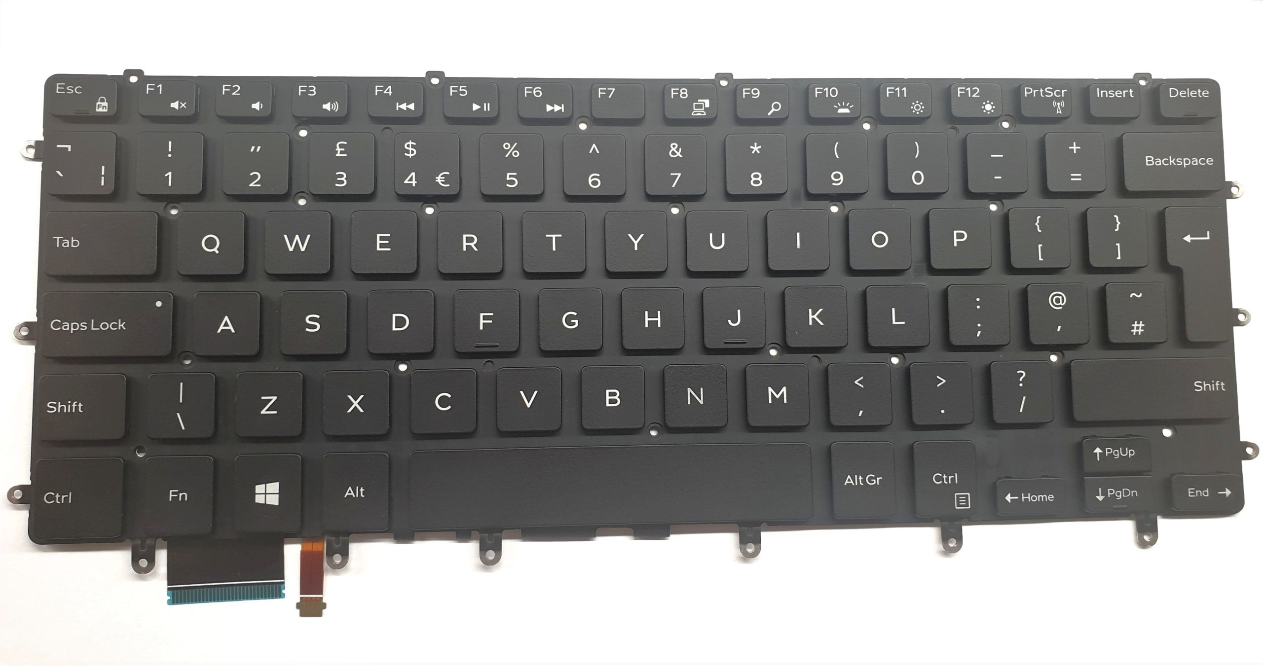 Tastatura Laptop, Dell, XPS 15 7590, iluminata, layout UK