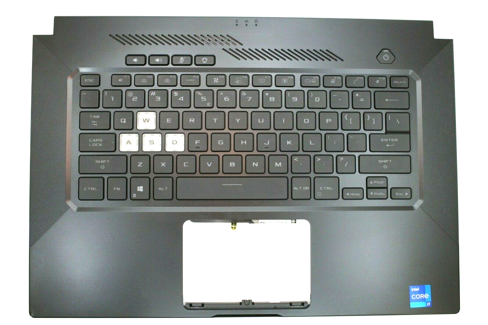 Carcasa superioara cu tastatura palmrest Laptop, Asus, TUF FX516, FX516PR, FX516PC, FX516PM, FX516PE, FX516PCZ, 90NR0651-R31UI0, cu iluminare, layout US
