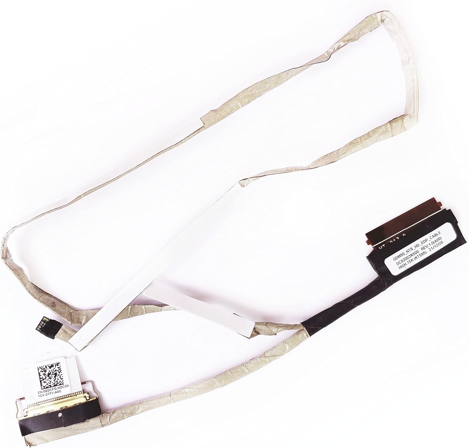 Cablu video LVDS Laptop, Dell, Inspiron 15 3510, 3511, 3515, 3520, 3525 3530, 8DCFG, 08DCFG, DC02003X500, GDM50_NTS_HD_EDP_CABLE