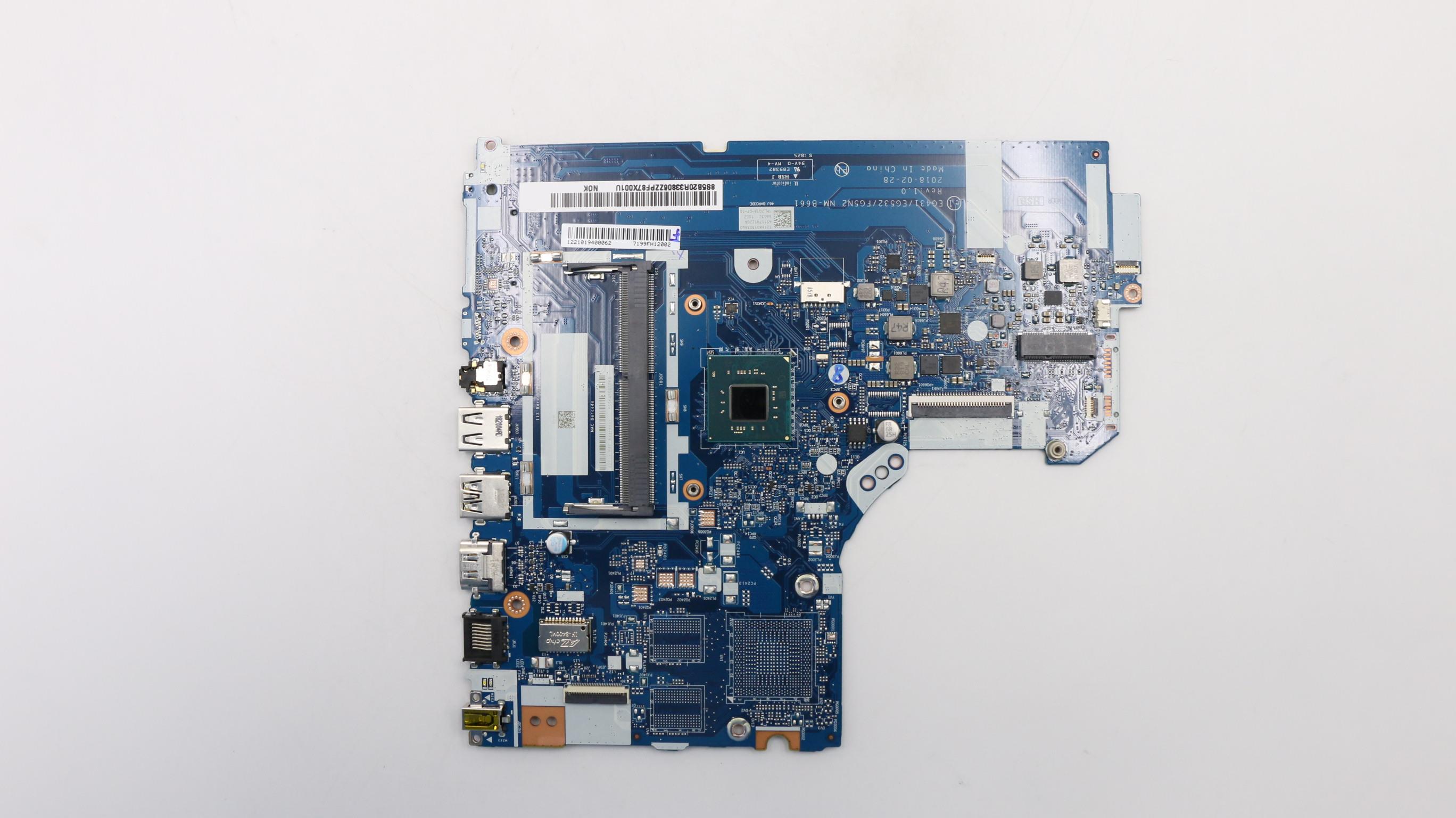 Placa de baza Laptop, Lenovo, IdeaPad 330-15IGM Type 81D1, 5B20R33806, Intel N4000, SR3S1, EG431/EG532/FG5N2, NM-B661