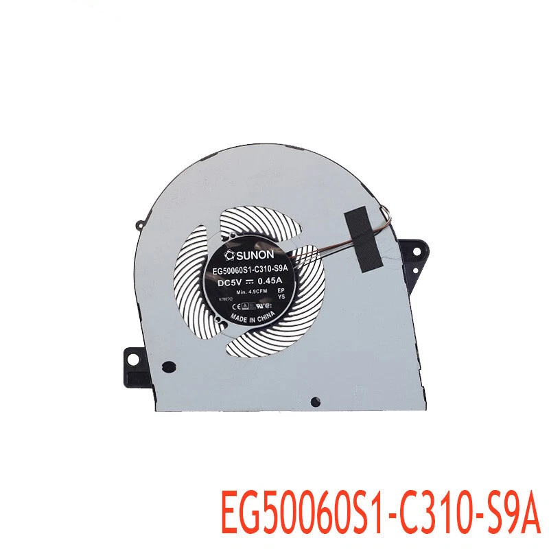 Cooler Laptop, Dell, Latitude 5580, 5590, 5591, E5580, E5590, E5591, 3NDV7, 03NDV7, EG50060S1-C310-S9A, AT1SF002ZSL, 5V, 0.45A, 2.25W