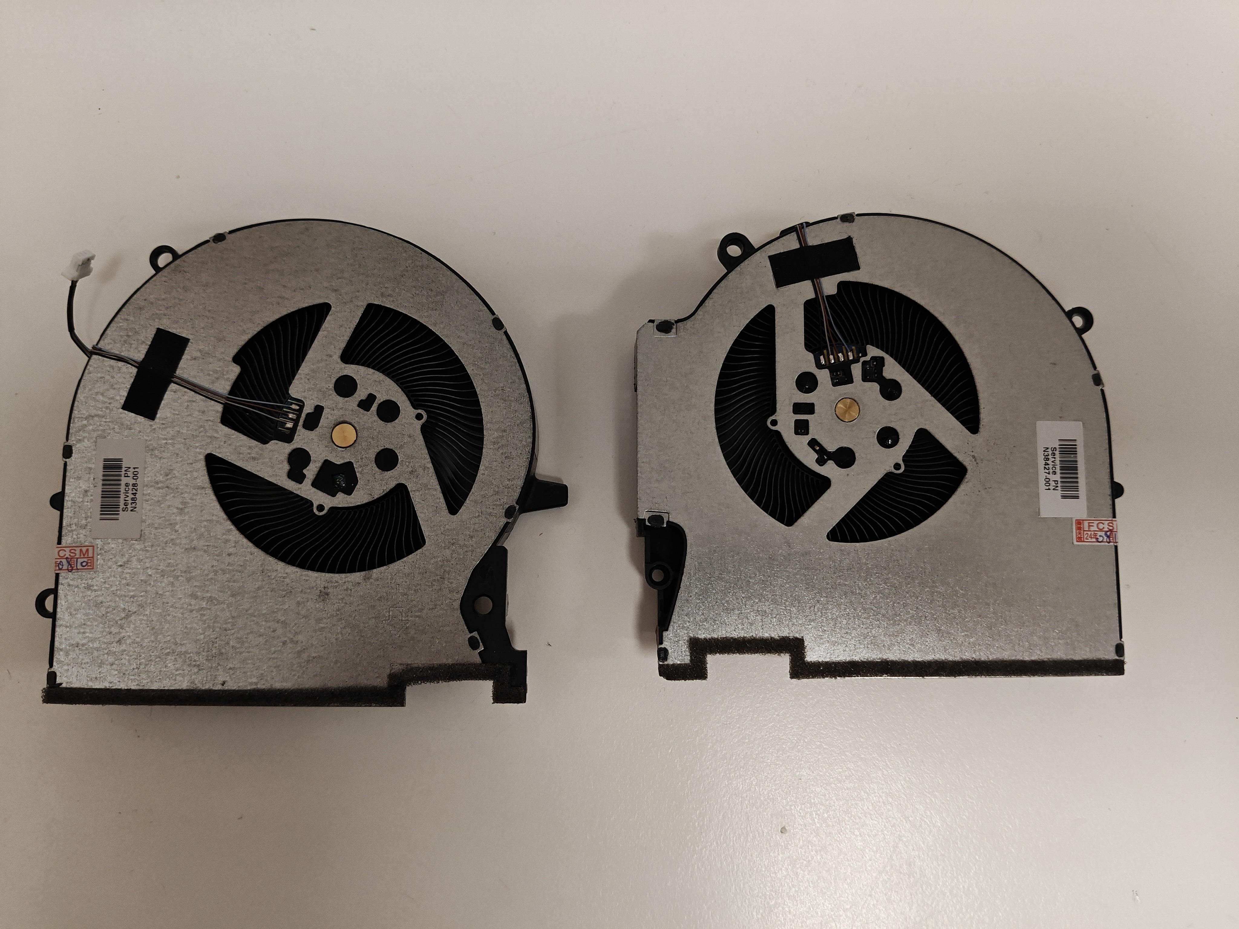 Set coolere Laptop, HP, OMEN 17-CM, 17T-CM, N35251-001, M57139-001, N38427-001, N38428-001, M78889-001, M78888-001, EG75091S1-C010-S9A, EG75091S1-C020-S9A, SOLDQ5DC99C008, SOLDQ5DC99C009, 12V, 0.8A