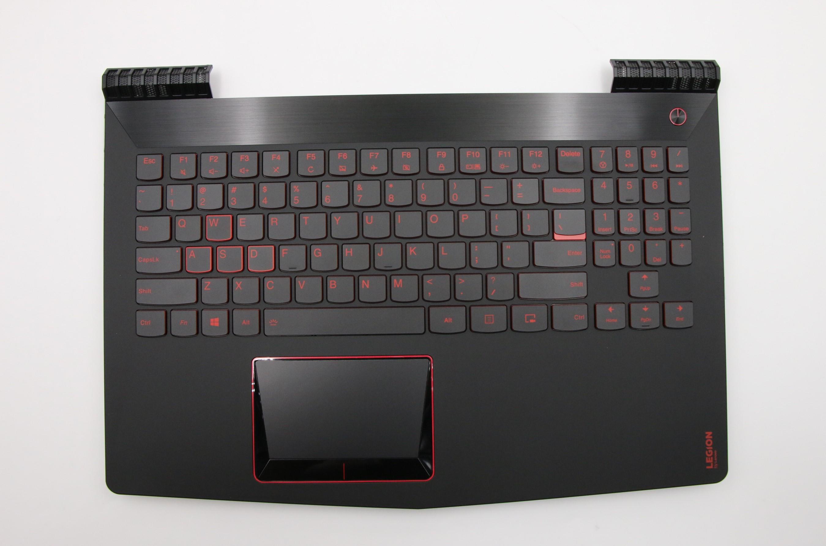 Carcasa superioara cu tastatura palmrest Laptop, Lenovo, Legion Y520-15IKBA Type 80WY, 5CB0N00306, AP13B000300, iluminata, pentru GTX 1050, layout US