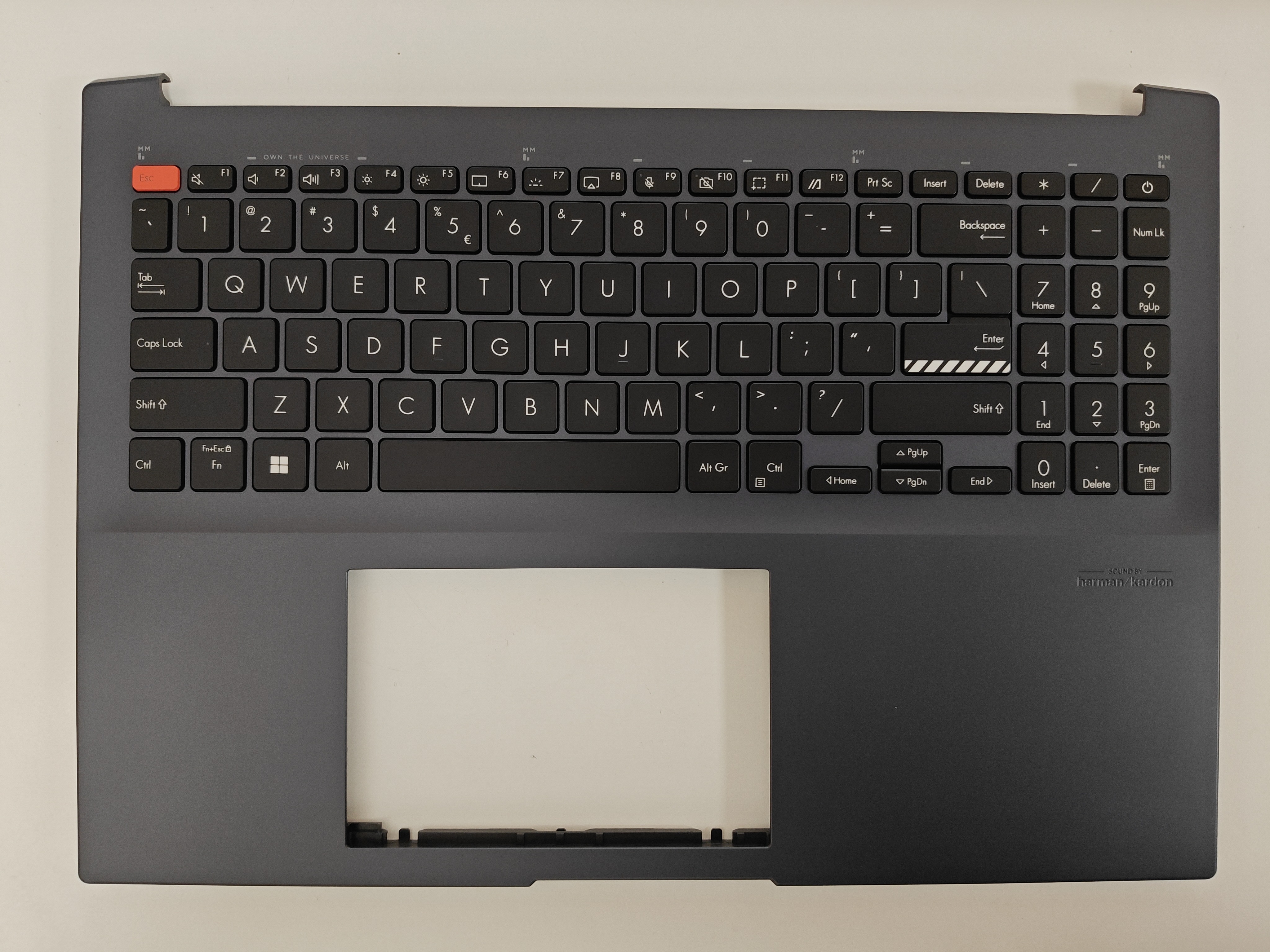 Carcasa superioara cu tastatura palmrest Laptop, Asus, Vivobook Pro 16 K6602Z, K6602ZC, K6602ZE, 90NB0Z51-R31UI0, K6602ZC-2B, NB6177, HQ2072208G000, iluminata, layout US