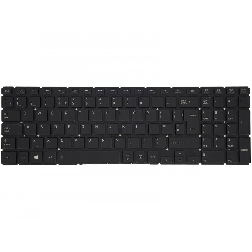 Tastatura Laptop, Toshiba, Satellite L50-B, L50T-B, neagra, iluminata, layout UK