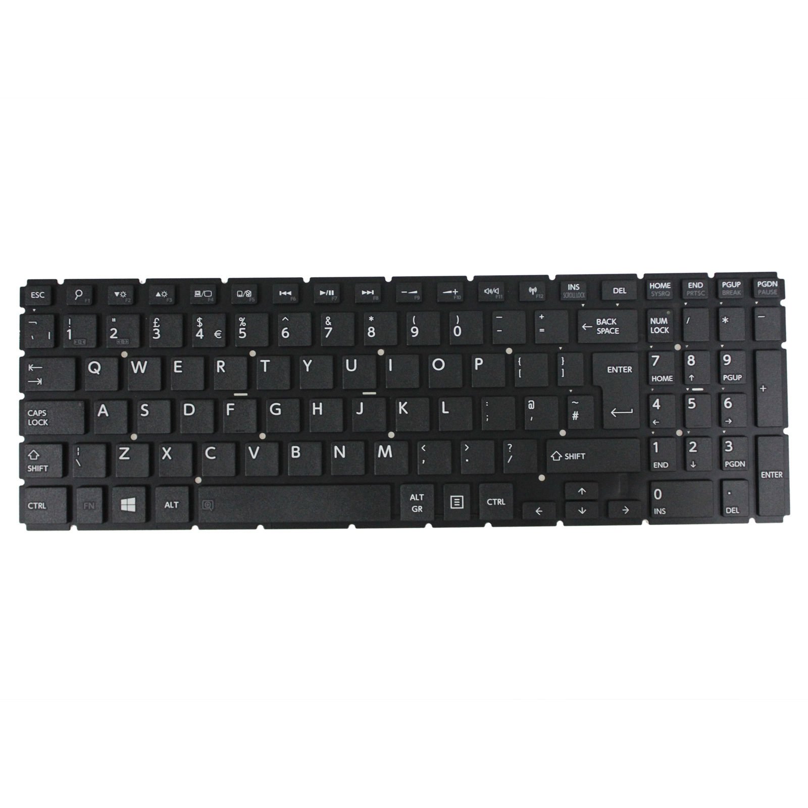 Tastatura Laptop, Toshiba, Satellite L50-B, L50T-B, neagra, iluminata, layout UK