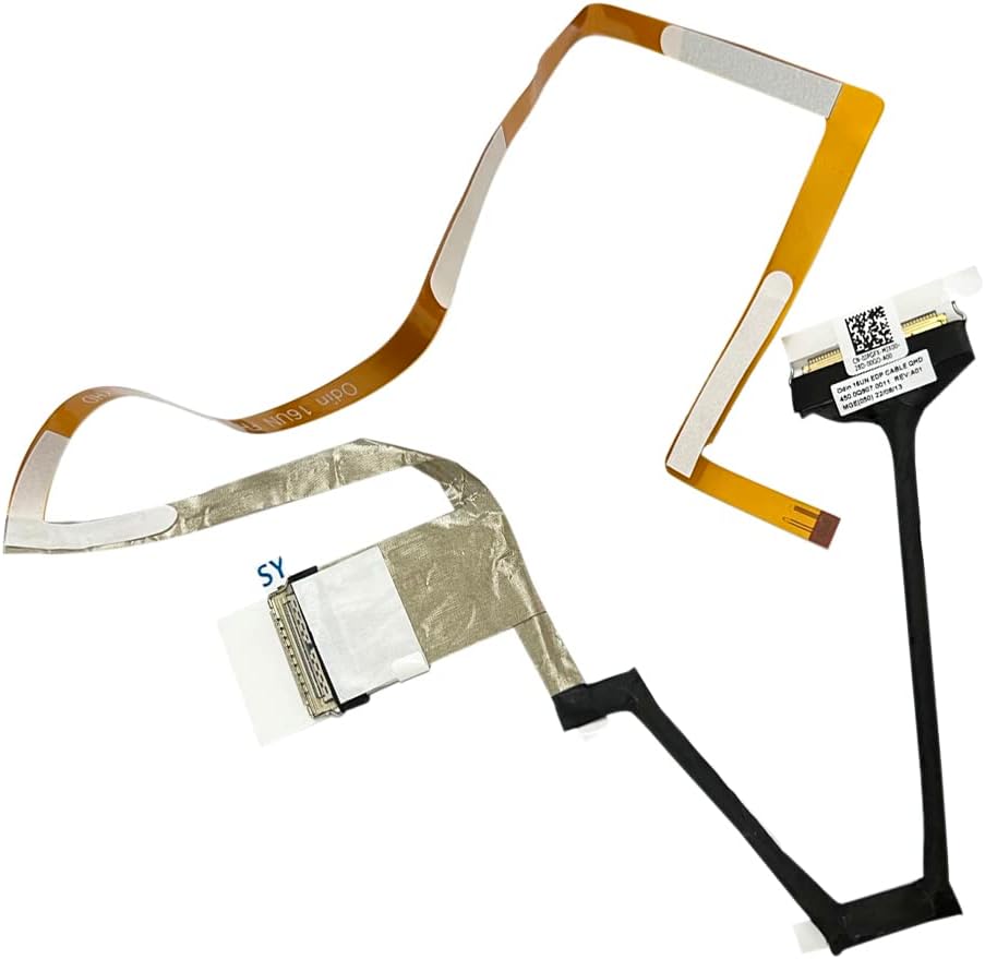 Cablu video LVDS Laptop, Dell, Inspiron 16 Plus 7620, 7625, 0JPGFX, JPGFX, 0T30JXWS, 450.0Q907.0011, 450.0Q907.0031, Odin 16UN EDP Cable QHD, 3K, UHD, conector ingust, 40 pini