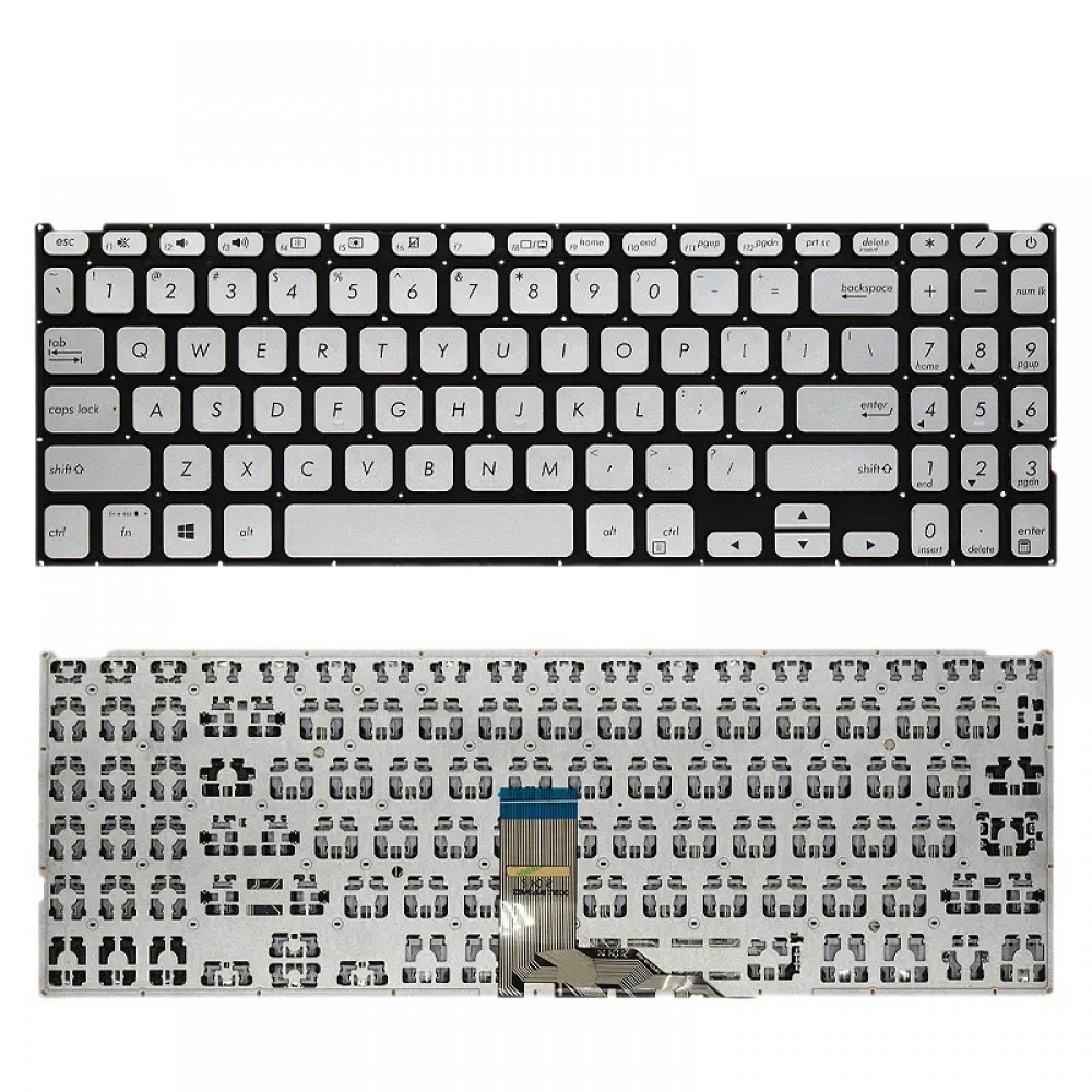 Tastatura Laptop, Asus, ExpertBook P1 P1512C, P1512CEA, argintie, layout US