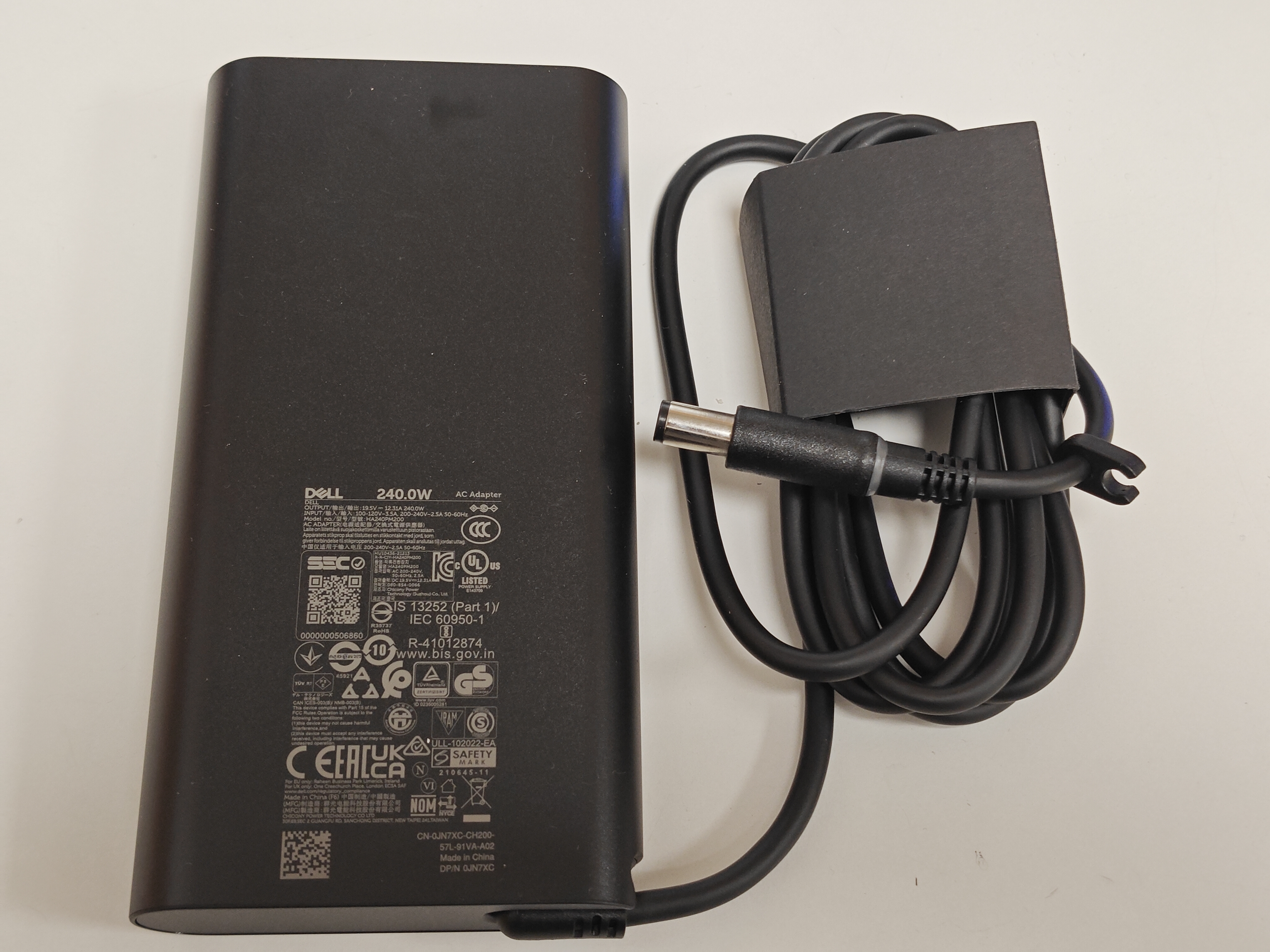 Incarcator Laptop, Dell, 0JN7XC, G5K8G, K1PRX, 0K1PRX, JN7XC, HA240PM200, DA240PM200, LA240PM180, 19.5V, 12.31A, 240W, mufa 7.4x5.0mm