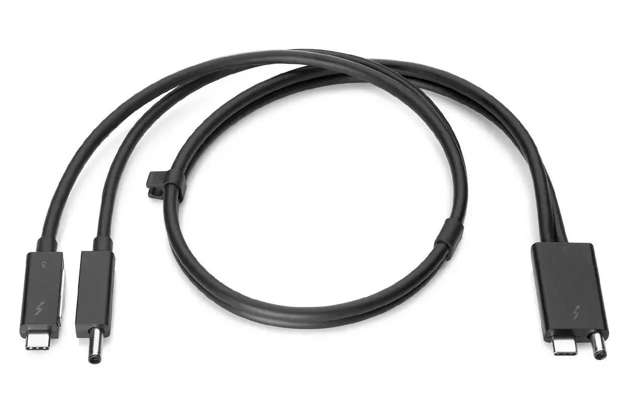 Cablu combo conectare docking station HP, Thunderbolt 3 G2, TPA070-E84, L25667-001, L25667-002, L15938-002, 230W, 0.7M