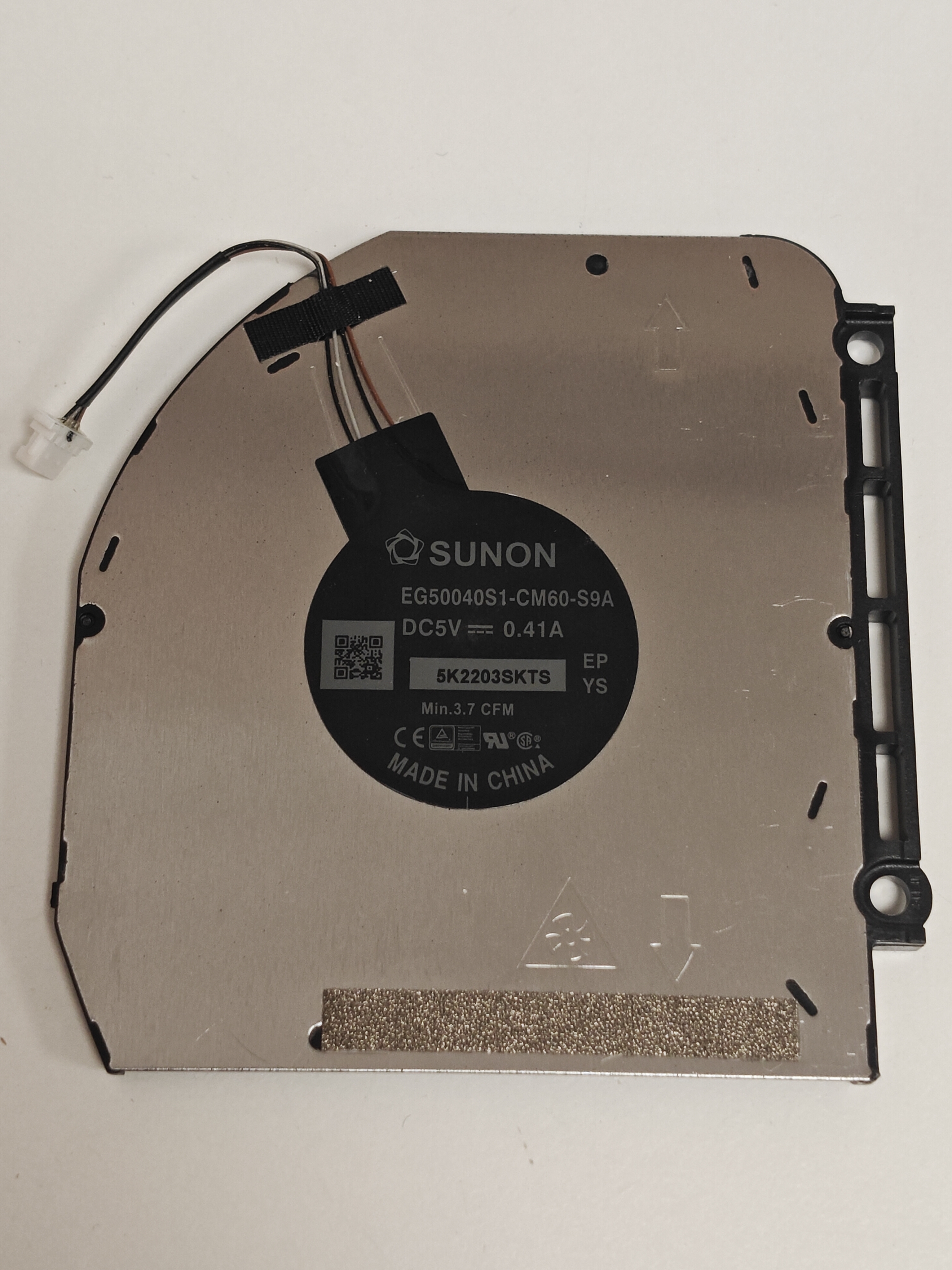 Cooler Laptop, Dell, Latitude 7420, 0WR96, 00WR96, EG50040S1-CM60-S9A, 5V, 0.41A