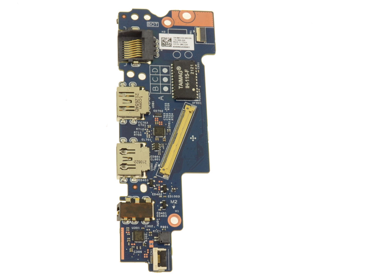 Modul buton pornire, USB, card reader si audio, IO Board, Laptop, Dell, Latitude 3520, MCCDH, 0MCCDH, Cybord L 15, 448.0NG12.0011