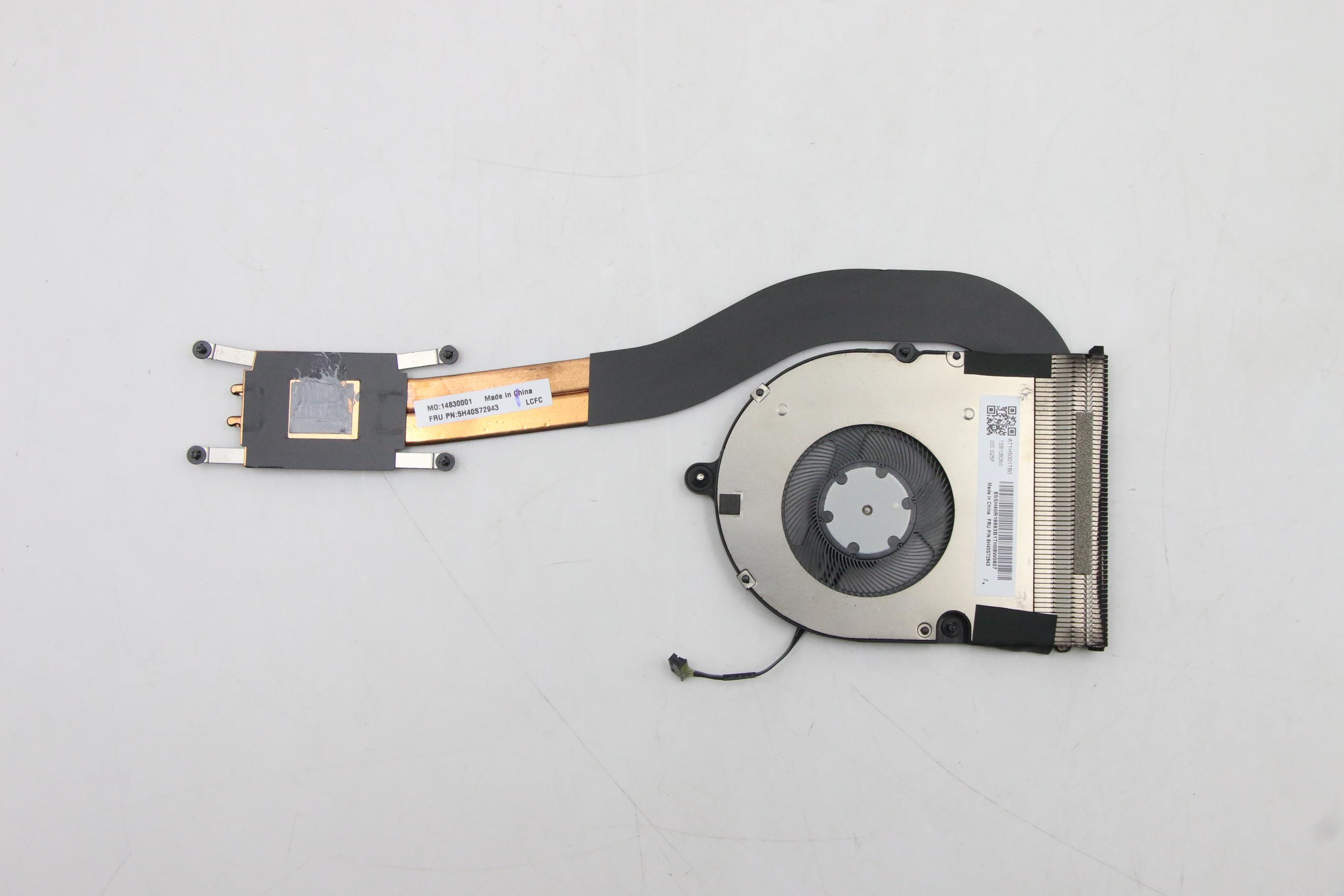 Cooler cu radiator Laptop, Lenovo, ThinkPad L14 Gen 1 Type 20U5, 20U6, UMA, 5H40S72942, 5H40S72943, AT1H5001TB0, BAPA0705R5HY008, M-269C-2, 5V, 0.35A