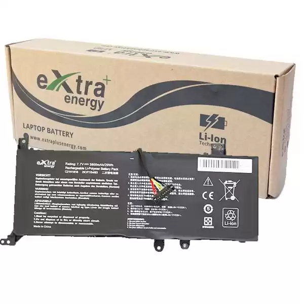 Baterie compatibila Laptop, Asus, ExpertBook P1 P1400C, P1400CEA, P1400CENS, P1400CJA, P1400CMNS, 0B200-03450000, 2ICP7/54/83, C21N1818, 7.7V, 3800mAh, 29Wh