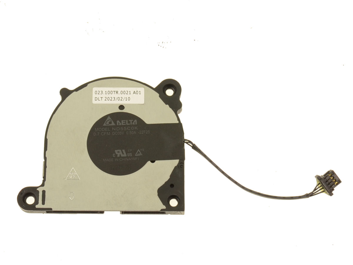 Cooler memorie Laptop, Dell, Alienware m18 R1, P51E, P51E001, P51E002, P51E003, XMDV9, 0XMDV9, DFS5F22B048679-FQ0W, 023.100TR.0001, ND55C0K-22F25, 023.100TR.0021, 5V, 0.5A