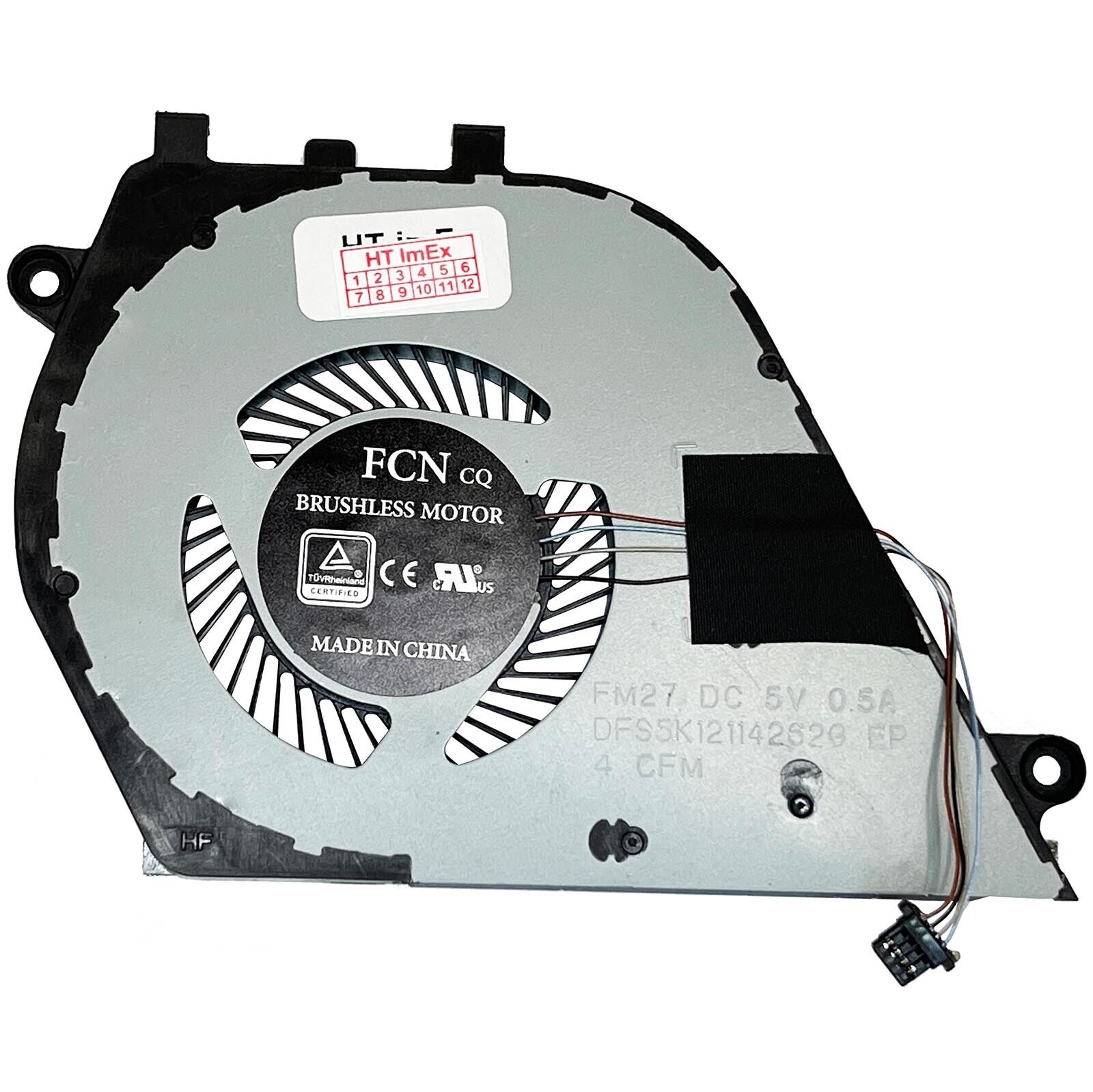 Cooler Laptop, Dell, Inspiron 5598, P88G, P88G001, 0CKNH2, 0M638T, PB9506S05HN2, 023.100GU.0021, FS5K12114262G-FM27, 023.100GU.0011, 5V, 0.5A