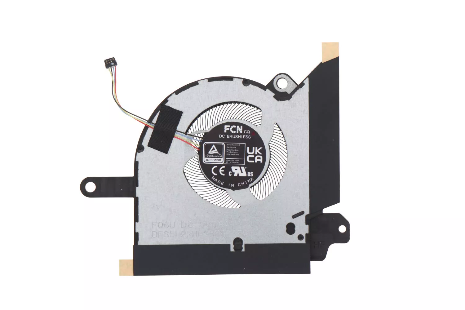 Cooler placa video Laptop Gaming, Asus, ROG Flow X13 GV302X, GV302XA, GV302XI, GV302XV, GV302XU, 13NR0EN0T05011, DFS5L22H05B858-FQ6U, 6033B0122201 , 5V, 0.8A, GPU