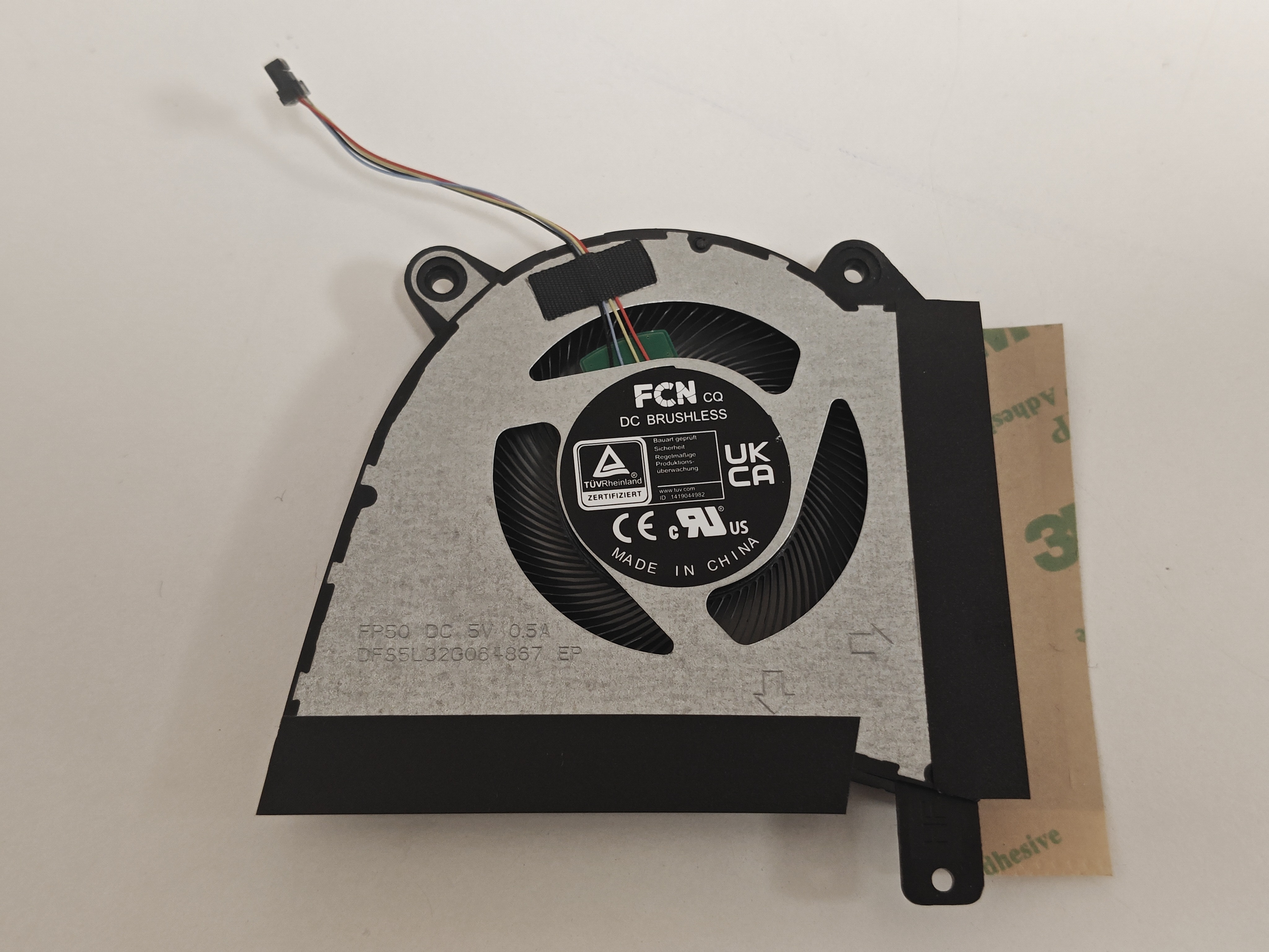 Cooler procesor Laptop Gaming, Asus, ROG Zephyrus 13NR09U0AP0901, 13NR09U0AP0502, 13NR0BJ0AP0402 13NR09U0AP0302, B7408ASHSF2100TN, B7408ASHSF2100TN1A, 6033B0112001 A01, 5V, 0.5A, CPU