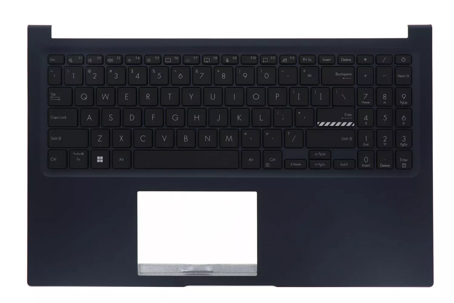 Carcasa superioara cu tastatura palmrest Laptop, Asus, VivoBook 15 M1502Q, M1502QA, 90NB1261-R31UI0, 13N1-EDA0P01, 13NB1261P01013-3, 13N1-EDA0E11, M1502QA-1B, iluminata, American Blue, layout US