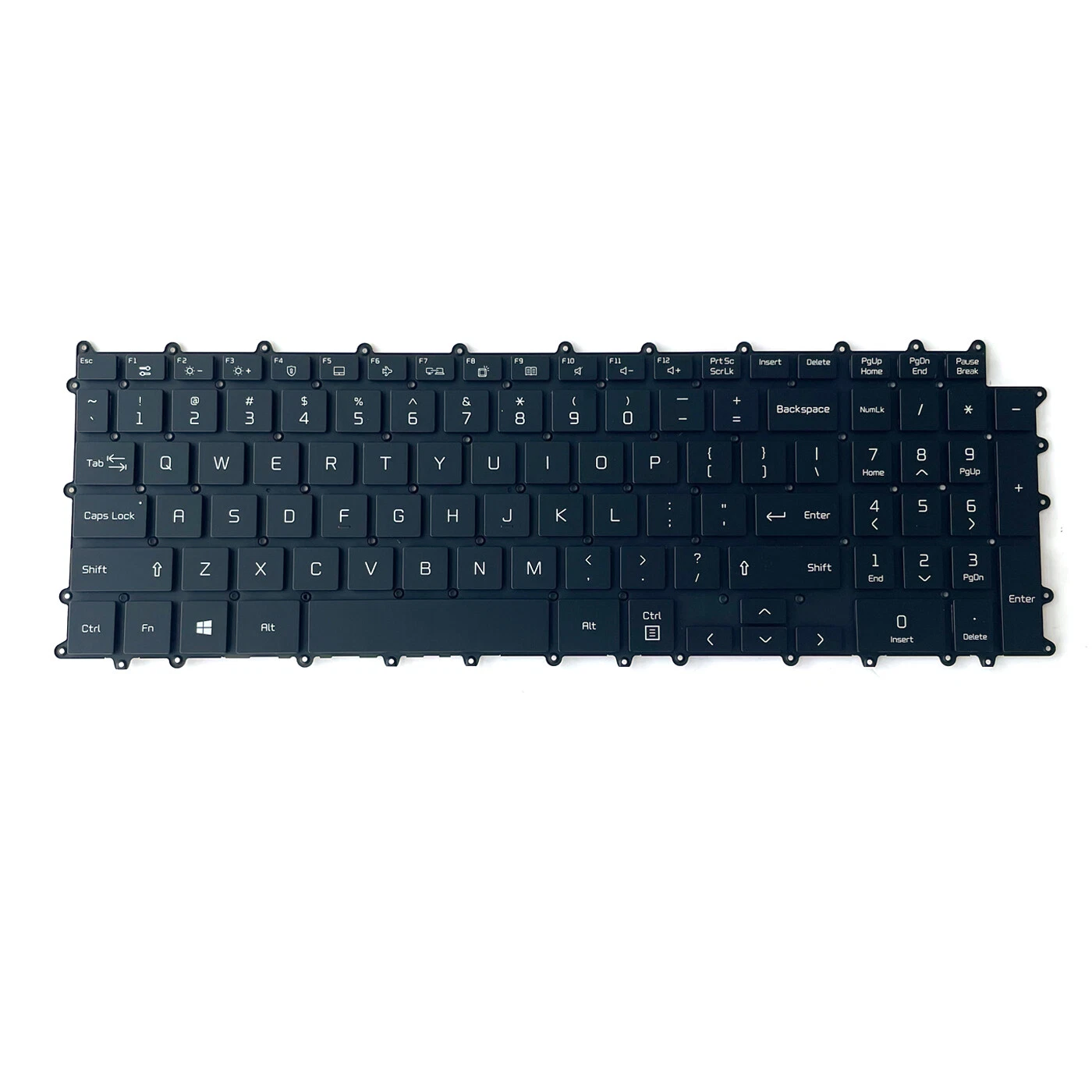 Tastatura Laptop, LG, Gram 17 17Z90P, 17Z90P-G, 17Z90P-K, 17Z90P-N, iluminata, neagra, layout US