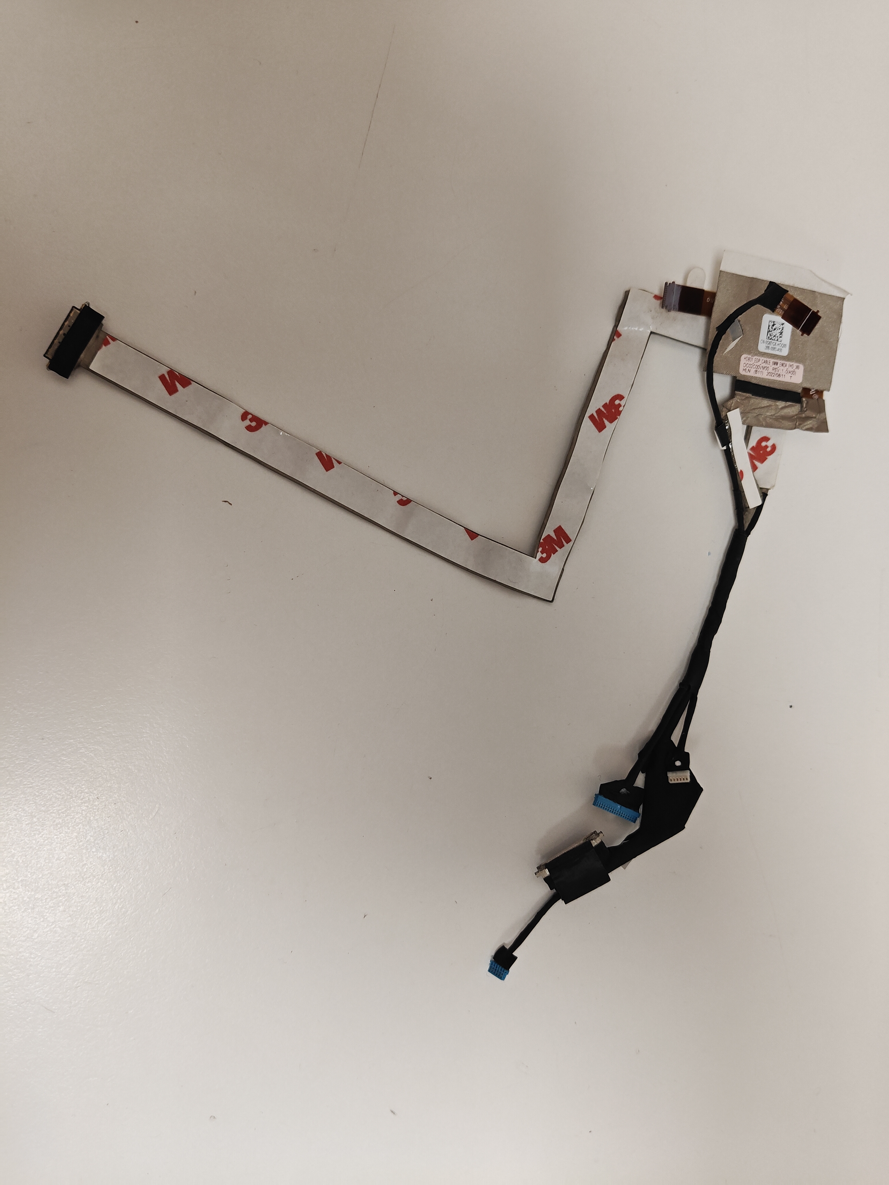 Cablu video LVDS Laptop 2-in-1, Dell, Latitude 7330, P134G, P134G002, G6DGX, 0G6DGX, D0C02C00VM00, HDB31 EDP Cable 6MM EMZA FHD 360, conector ingust, 30 pini