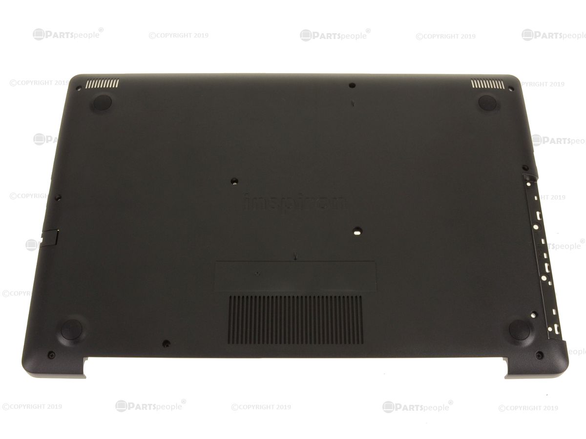 Carcasa inferioara bottom case Laptop, Dell, Inspiron 15 3580, 3581, 3582, 3583, 3584, 3585, 3595, P75F, 0G0KKJ, G0KKJ, AP21C0003A0, neagra, cu slot cd-rom