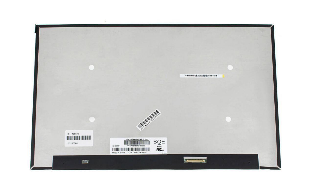 Display Laptop, Asus, ROG Zephyrus M16 GU603HE, GU603HM, GU603HR, 18010-16020000, 18010-16020300, NV160WUM-NX1 V8.0, 16.0 inch, 1920x1200 FHD+, IPS, 144Hz, conector 25mm, 40 pini