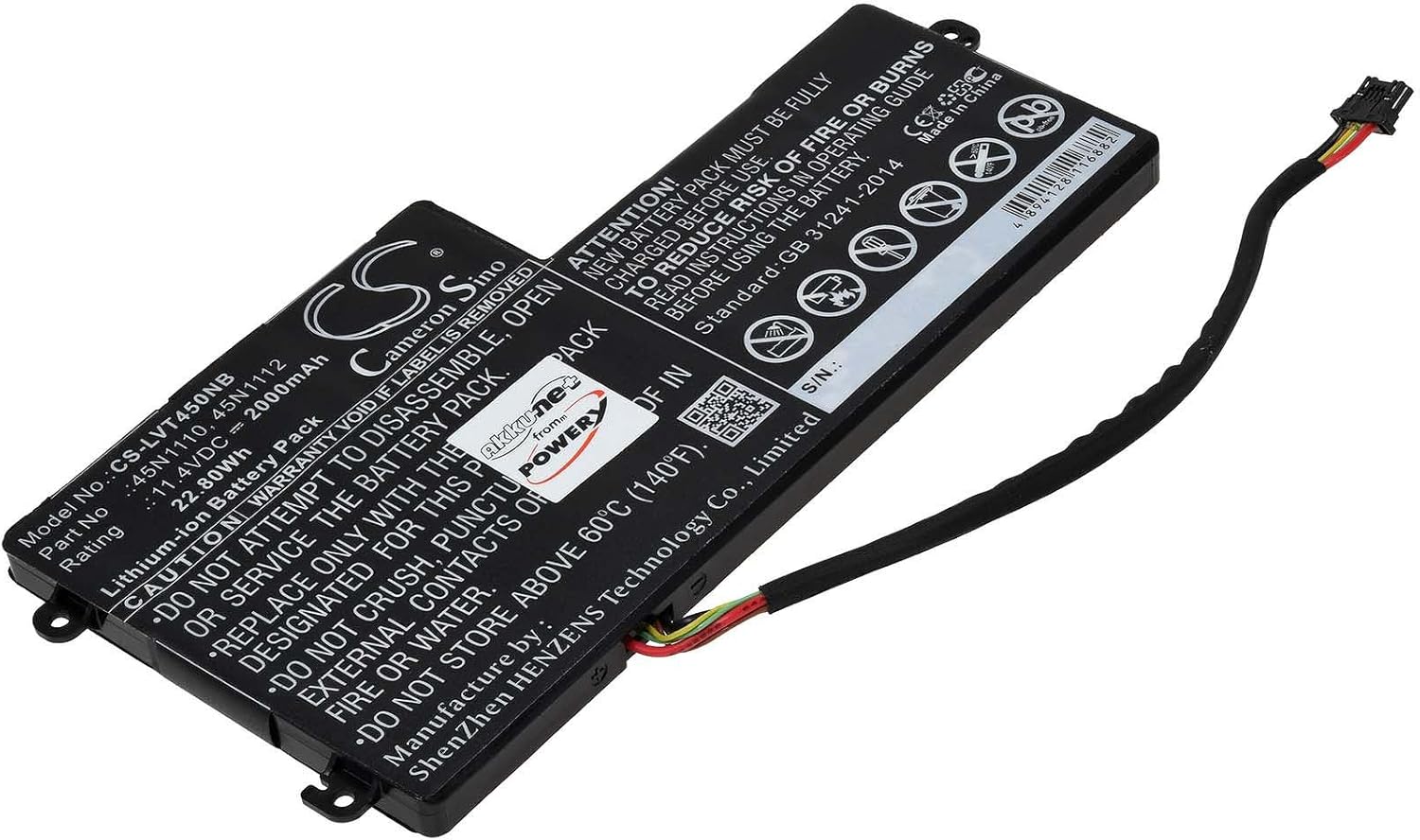 Baterie interna compatibila Laptop, Lenovo, ThinkPad T480 Type 20L5, 20l6, 3ICP6/38/64, 5B10K97578, 01AV421, 2000mAh, 22.8Wh