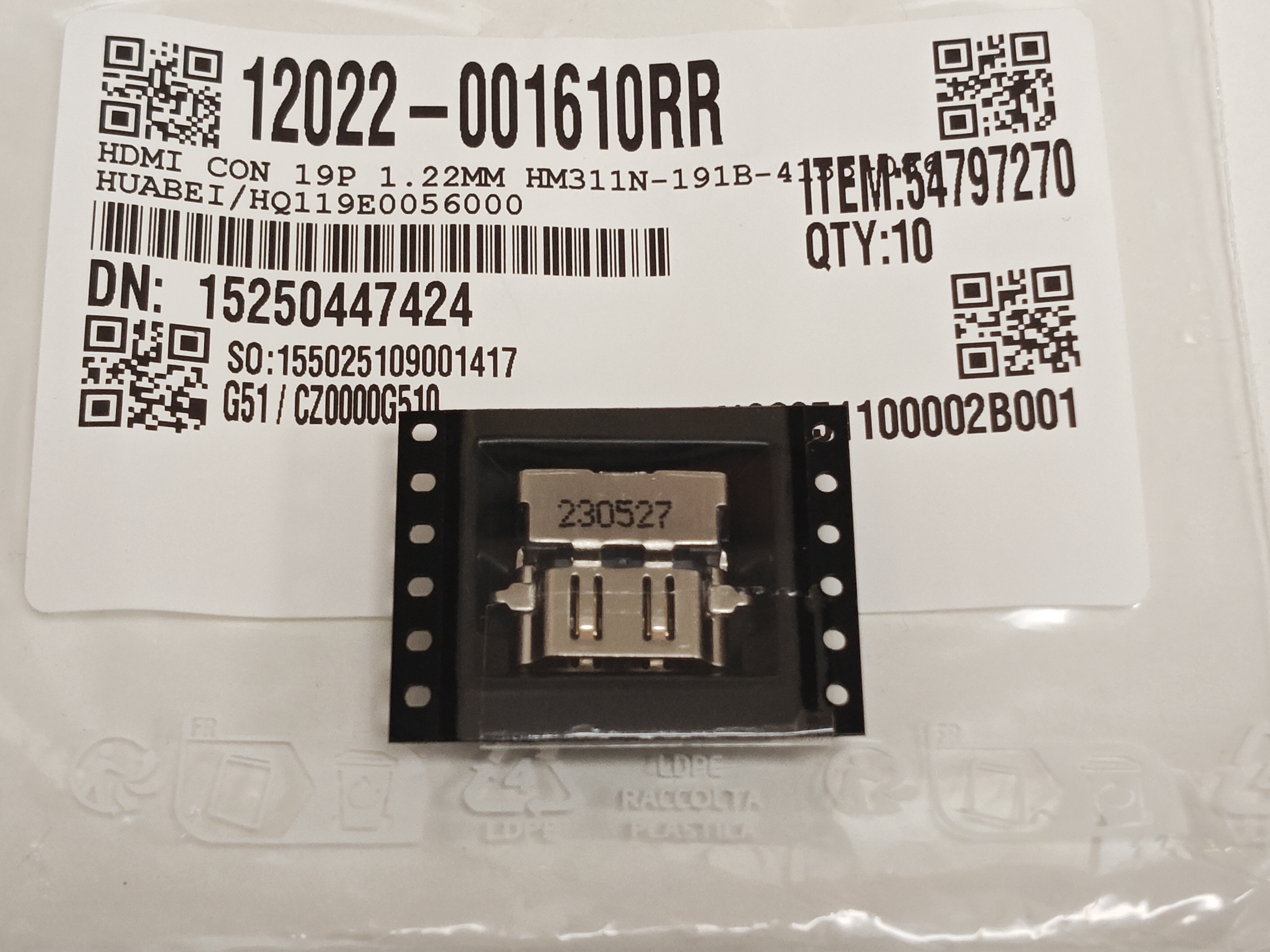 Mufa HDMI Laptop, Asus, VivoBook Pro 16 N6602H, N6602HE, N6602V, N6602VV, N6602Z, N6602ZC, N6602ZE, 12022-001610RR