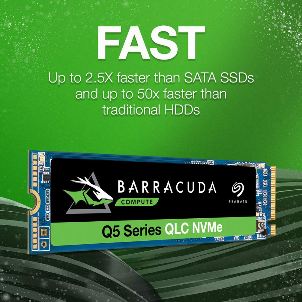 Solid State Drive (SSD) Seagate, BarraCuda Q5, 2TB, NVMe, PCI Express 3.0, x4, M.2, 2280, ZP2000CV3A001, Laptop/Desktop