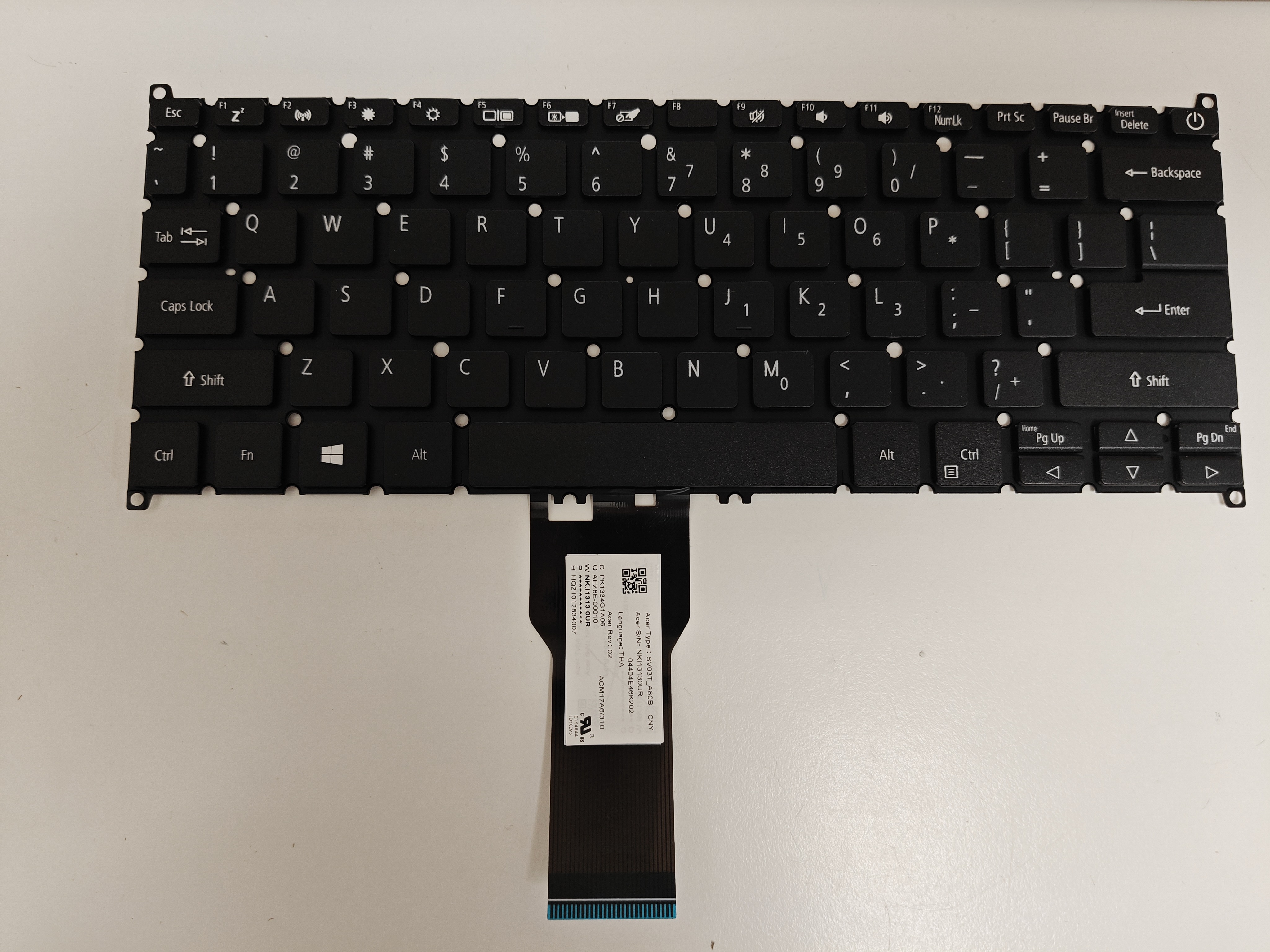 Tastatura Laptop, Acer, Swift 3 SF314-43, neagra, layout US