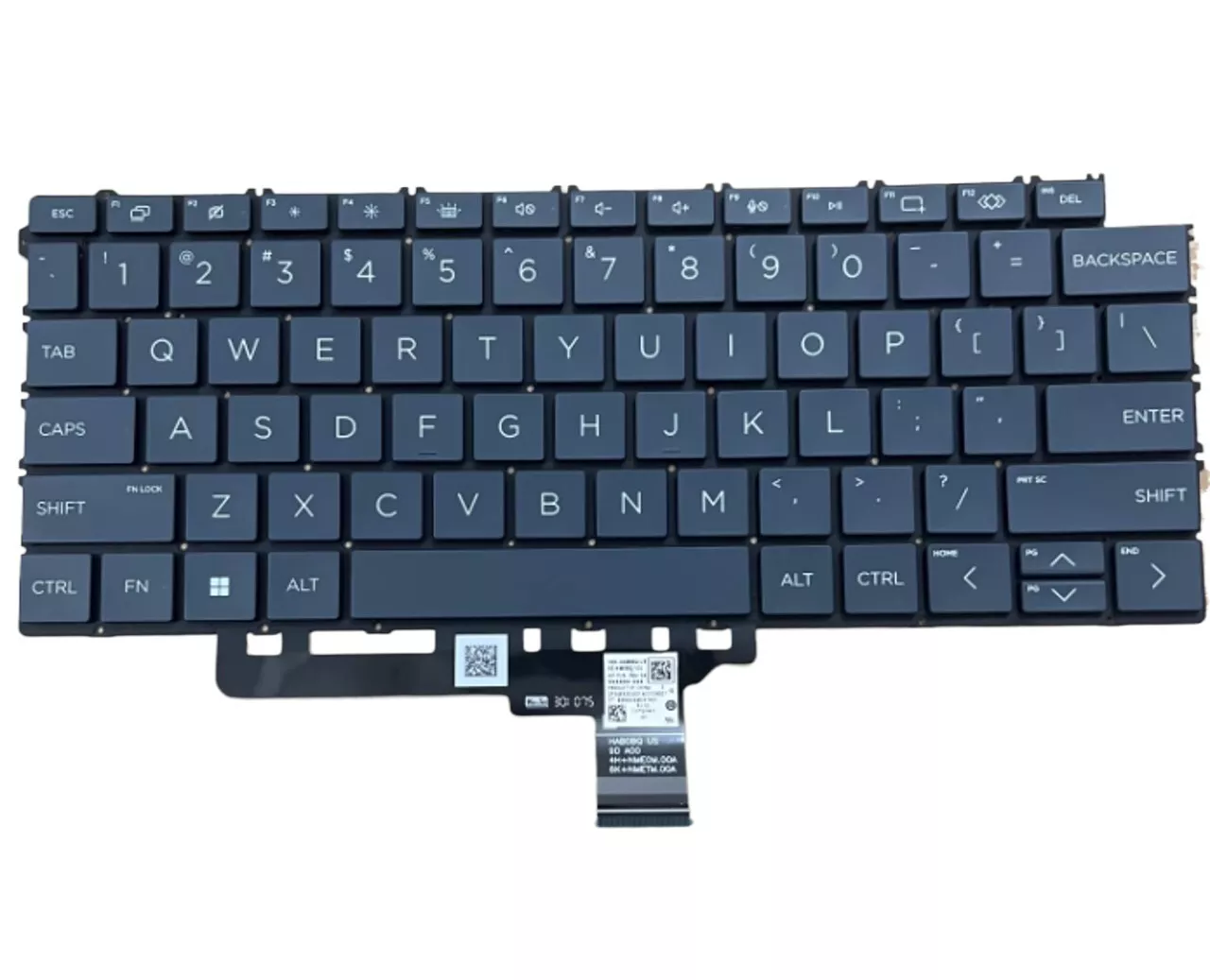 Tastatura Laptop 2-in-1, HP, Spectre X360 16-AA, 16T-AA, iluminata, albastra, layout US