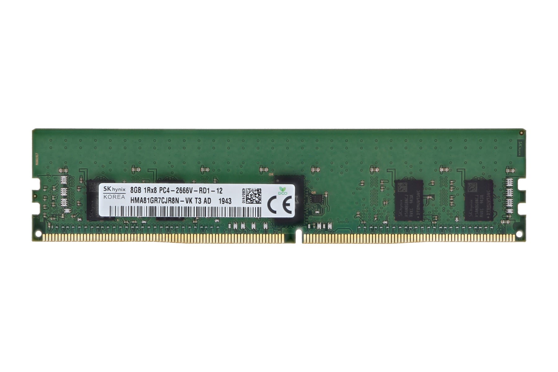 Memorie Ram PC Desktop SK Hynix, 8GB, DDR4, 1Rx8, PC4-2666V-UA2-11, 2666Mhz, CL16, 1.2V, HMA81GU6DJR8N-VK, PC4-21300, DIMM, Non-ECC, 288 Pin