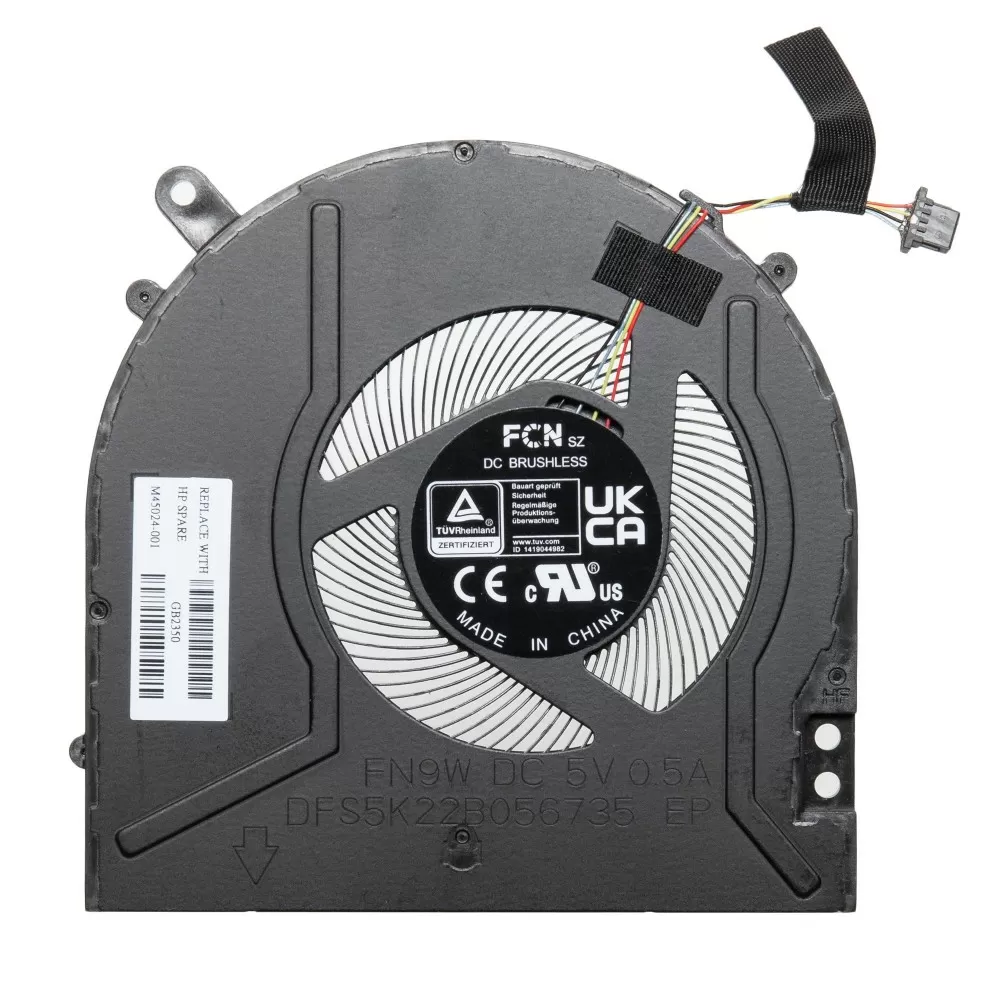 Cooler Laptop, HP, Pavilion X360 15-ER, 15T-ER, TPN-W147, DFS5K22B056735-FN9W, 023.100MC.0001, 023100MC0001, 5V, 0.5A