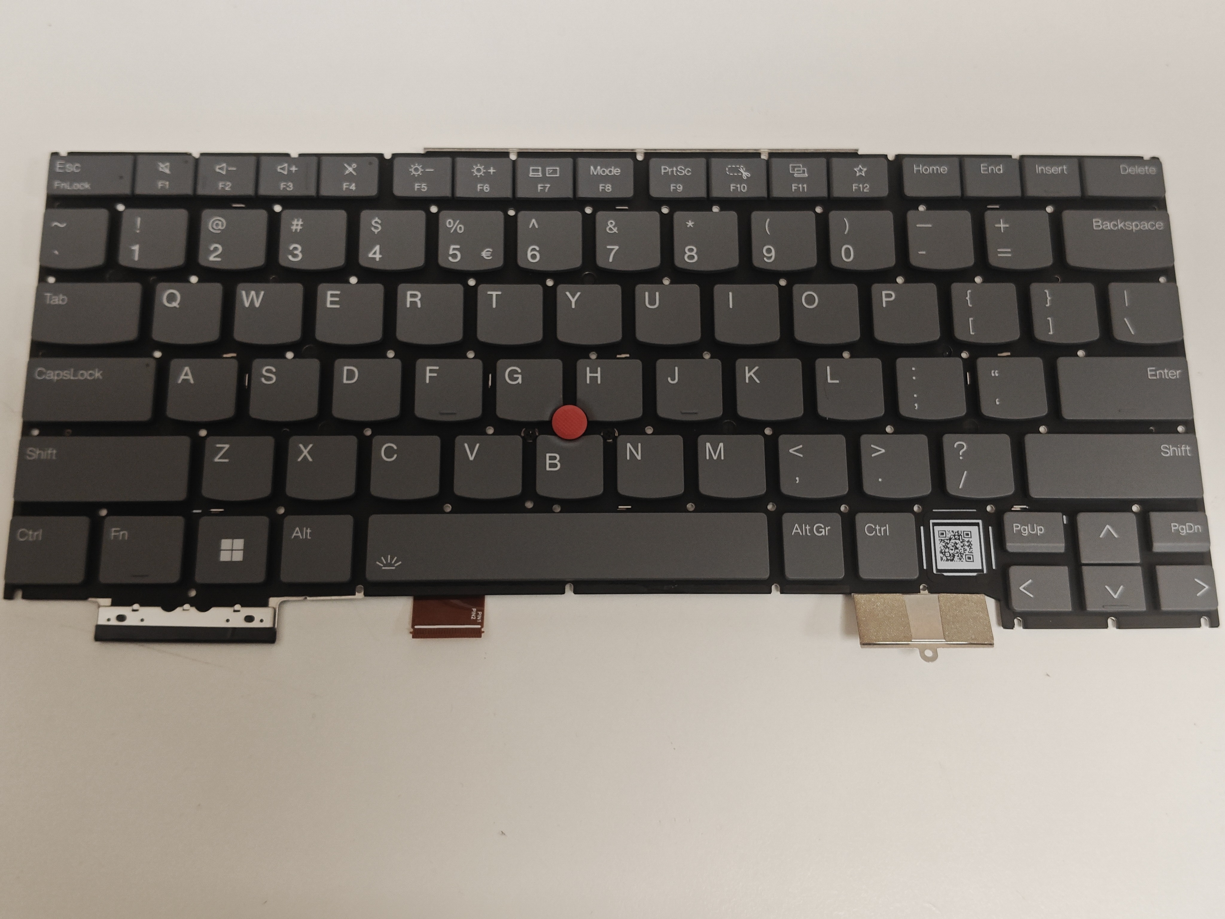 Tastatura Laptop 2-in-1, Lenovo, ThinkPad 5M11R39416, 5M11R39493, 5M11R38857, 5M11R38932, 5M11R39498, 5M11R39420, 5M11R38861, 5M11R38936, iluminata, Luna Grey, layout US