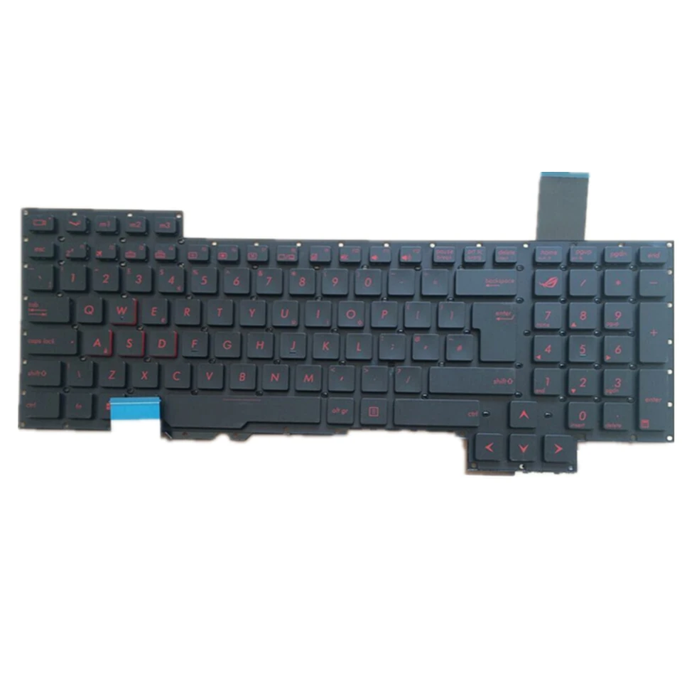 Tastatura Laptop Gaming, Asus, ROG G751J, G751JL, G751JM, G751JT, G751JY, neagra, layout UK