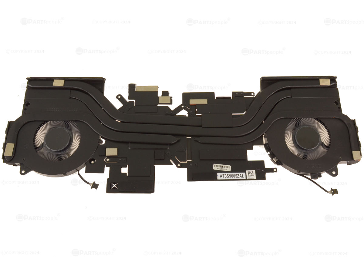 Set coolere Laptop, Dell, Alienware m17 R5 AMD, KDKNW, 0KDKNW, MG75091V1-C080-S9A, MG75091V1-C090-S9A, AT3S9005ZAL, pentru RTX 3060 si RTX 3070, 12V, 0.40A