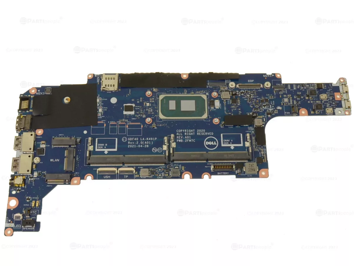 Placa de baza Laptop, Dell, Latitude 5420, P137G, P137G001, P137G002, 54CCV, 054CCV, Intel I7-1185G7, SRK1F, GDF40, LA-K491P