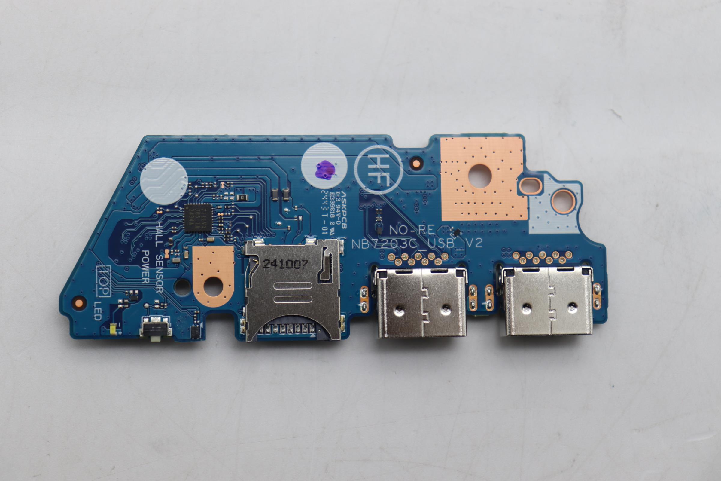 Modul USB si reset Laptop, Lenovo, IdeaPad Slim 5 16AKP10 Type 83HY, 5C50S25774, NB7203A UB NO RE V2, pentru procesor AMD