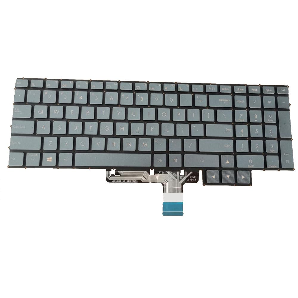 Tastatura Laptop, Asus, ProArt StudioBook Pro X W730G, W730G1T, W730G2T, W730G5T, iluminata, gri, layout US